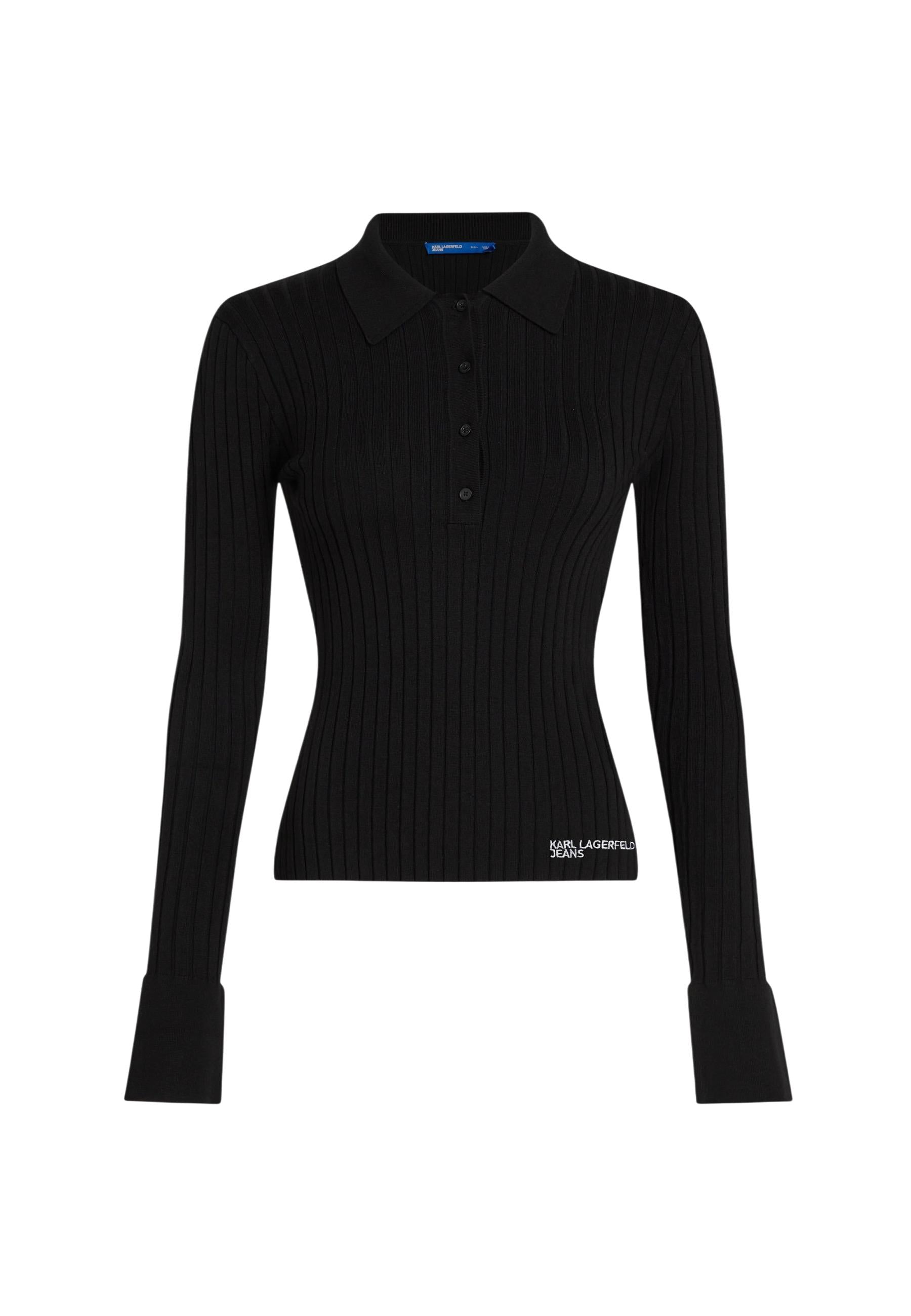 Karl Lagerfeld Jeans Polo femme — black