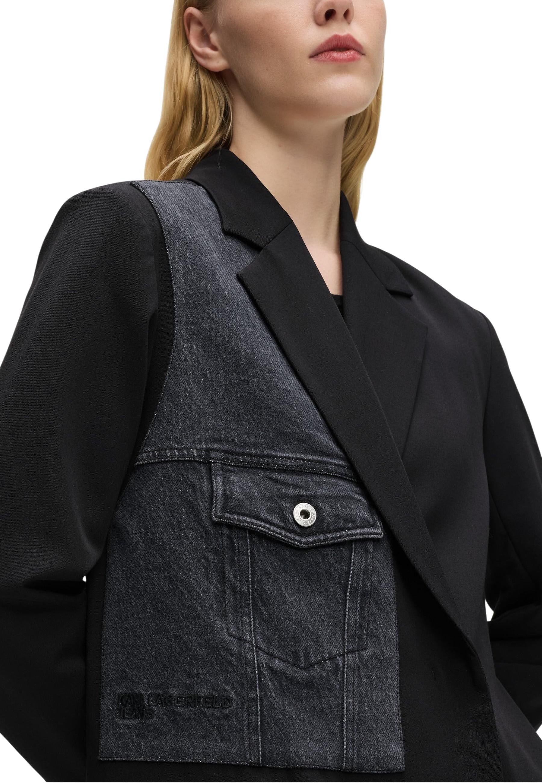 Karl Lagerfeld Jeans Jean femme Jaquettes — black