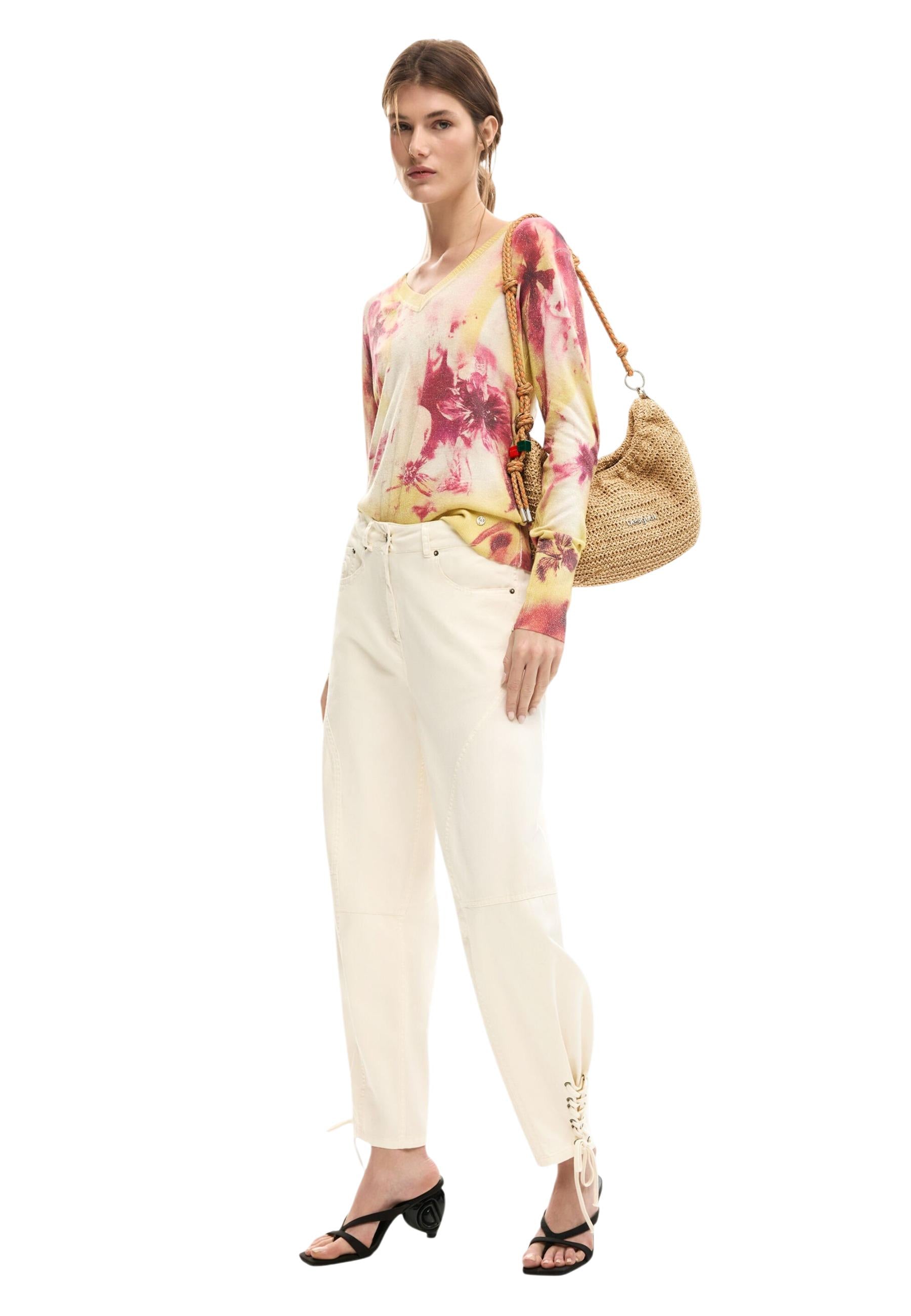 Desigual Pantalon femme Pantalons — beige
