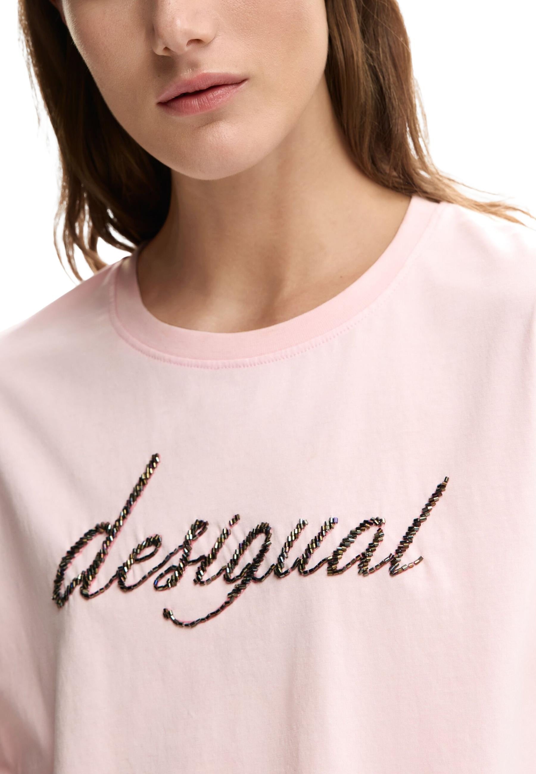 Desigual T-shirt femme — pink