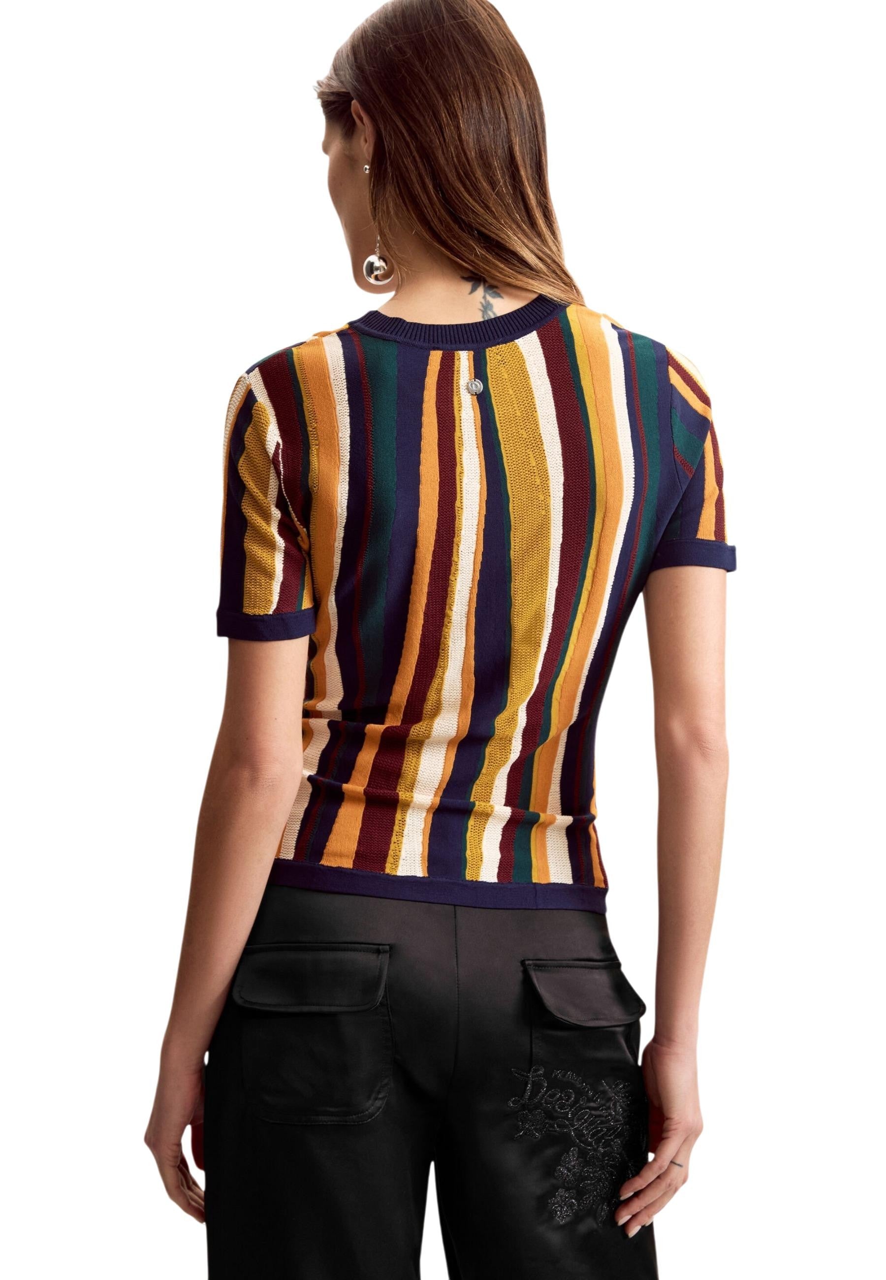Desigual T-shirt femme — mustard
