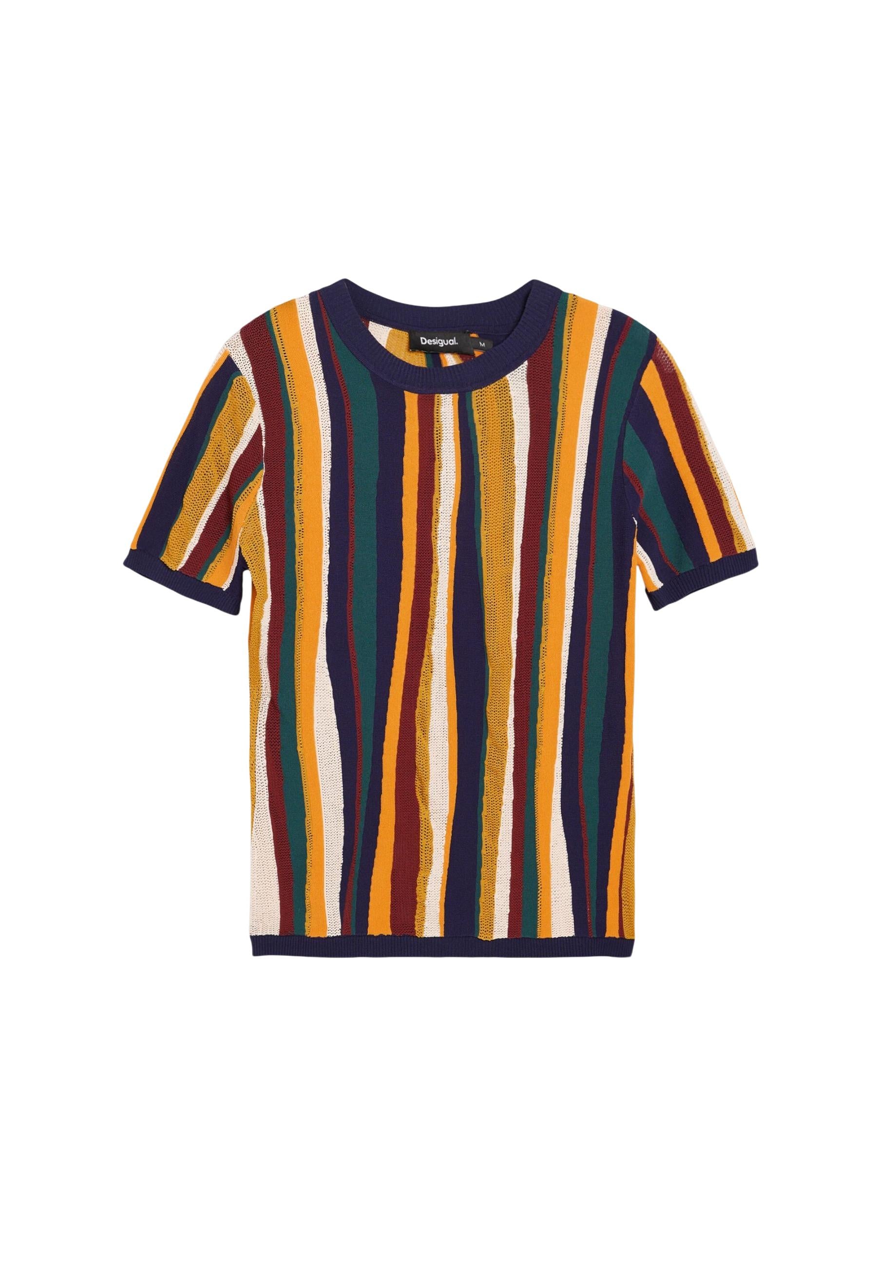 Desigual T-shirt femme — mustard