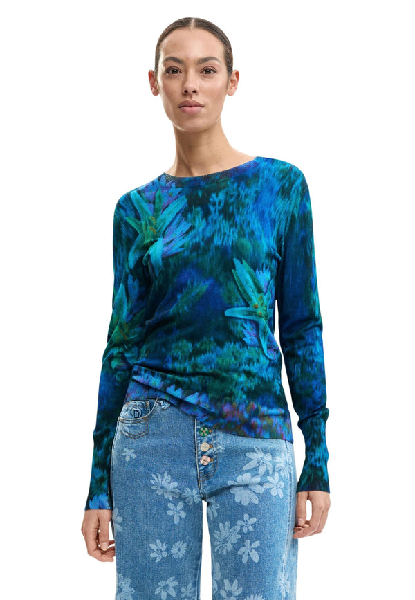 Desigual Pull femme — blue