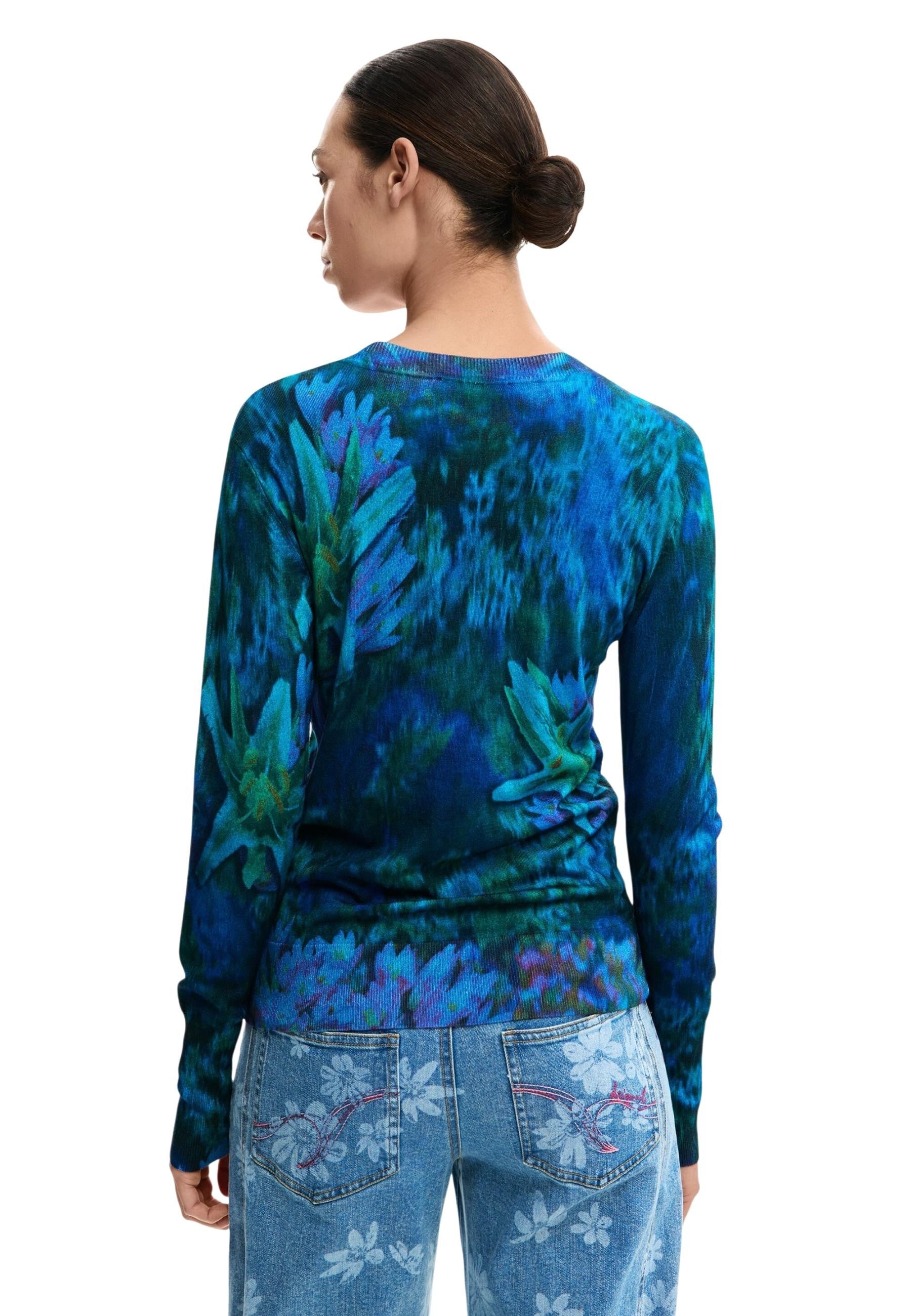 Desigual Pull femme — blue