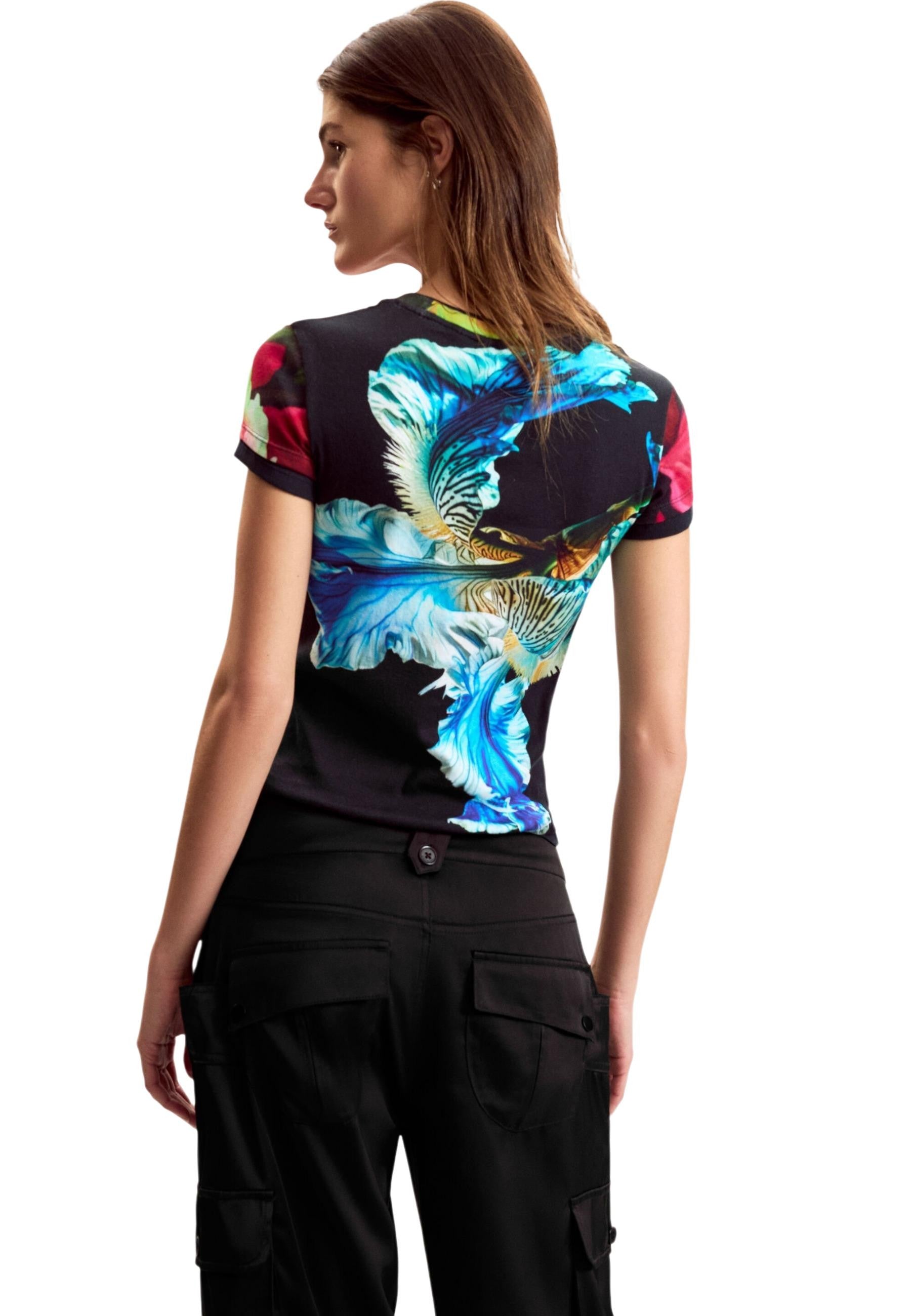 Desigual T-shirt femme — blue