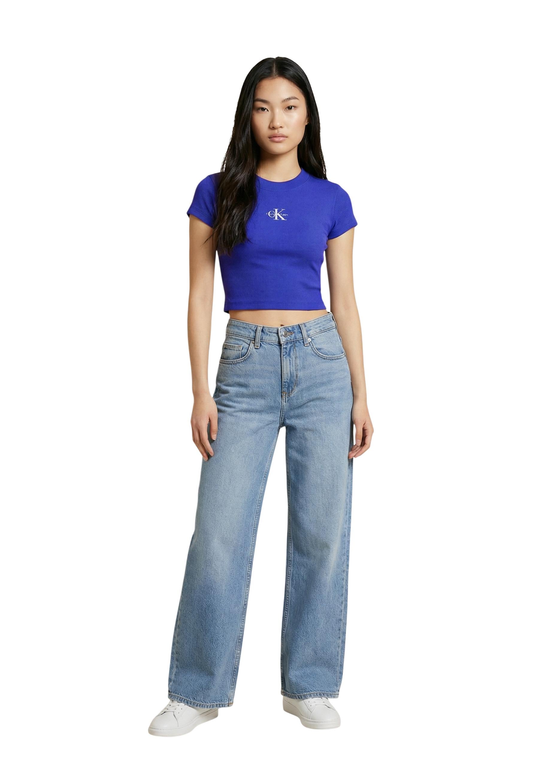 Calvin Klein Jeans T-shirt femme — blue