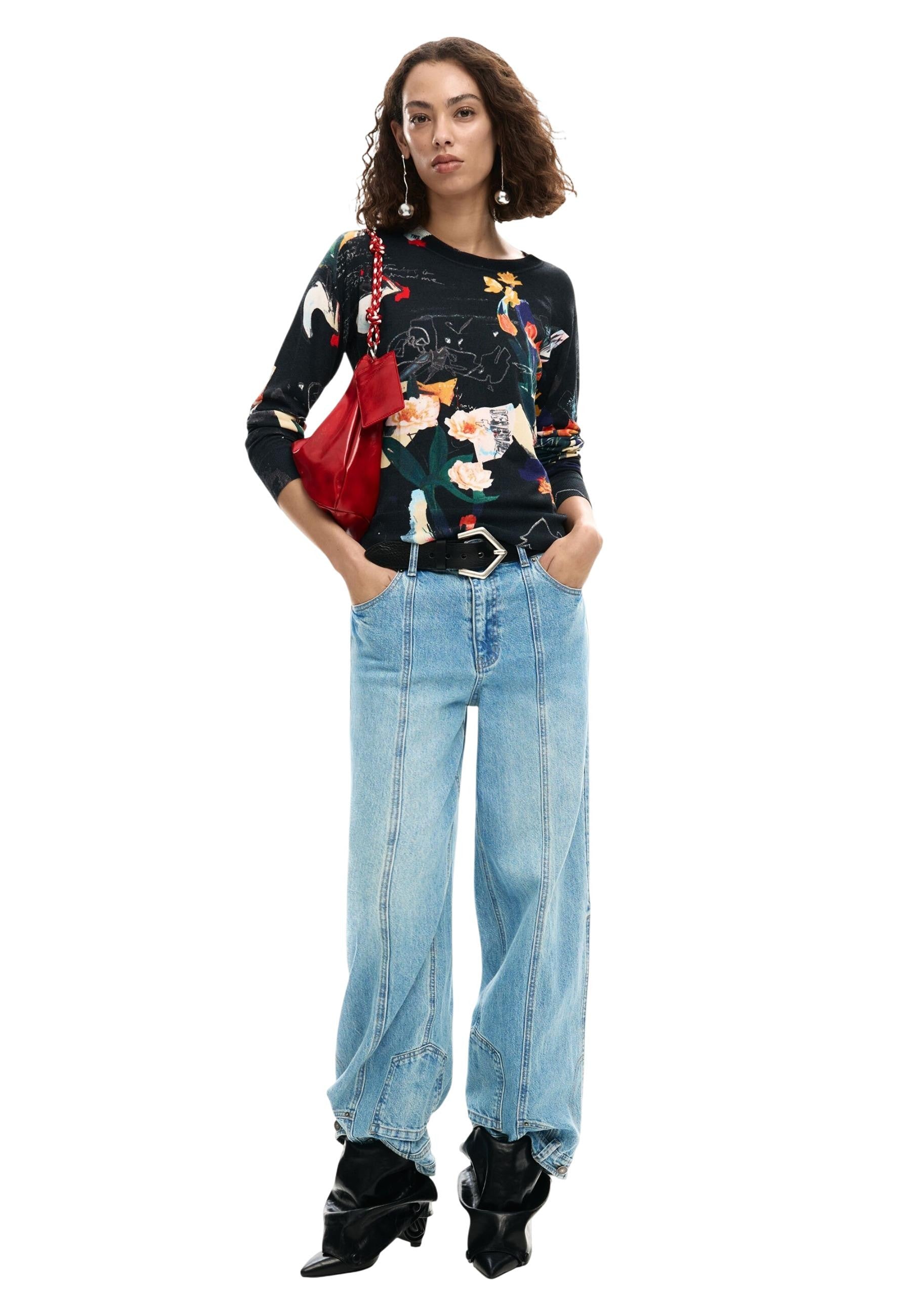 Desigual Pull femme — black