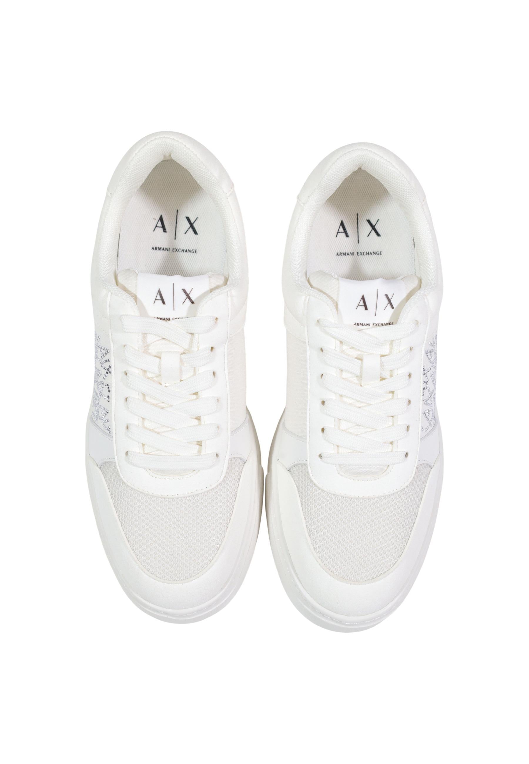 Armani Exchange Baskets femme — white