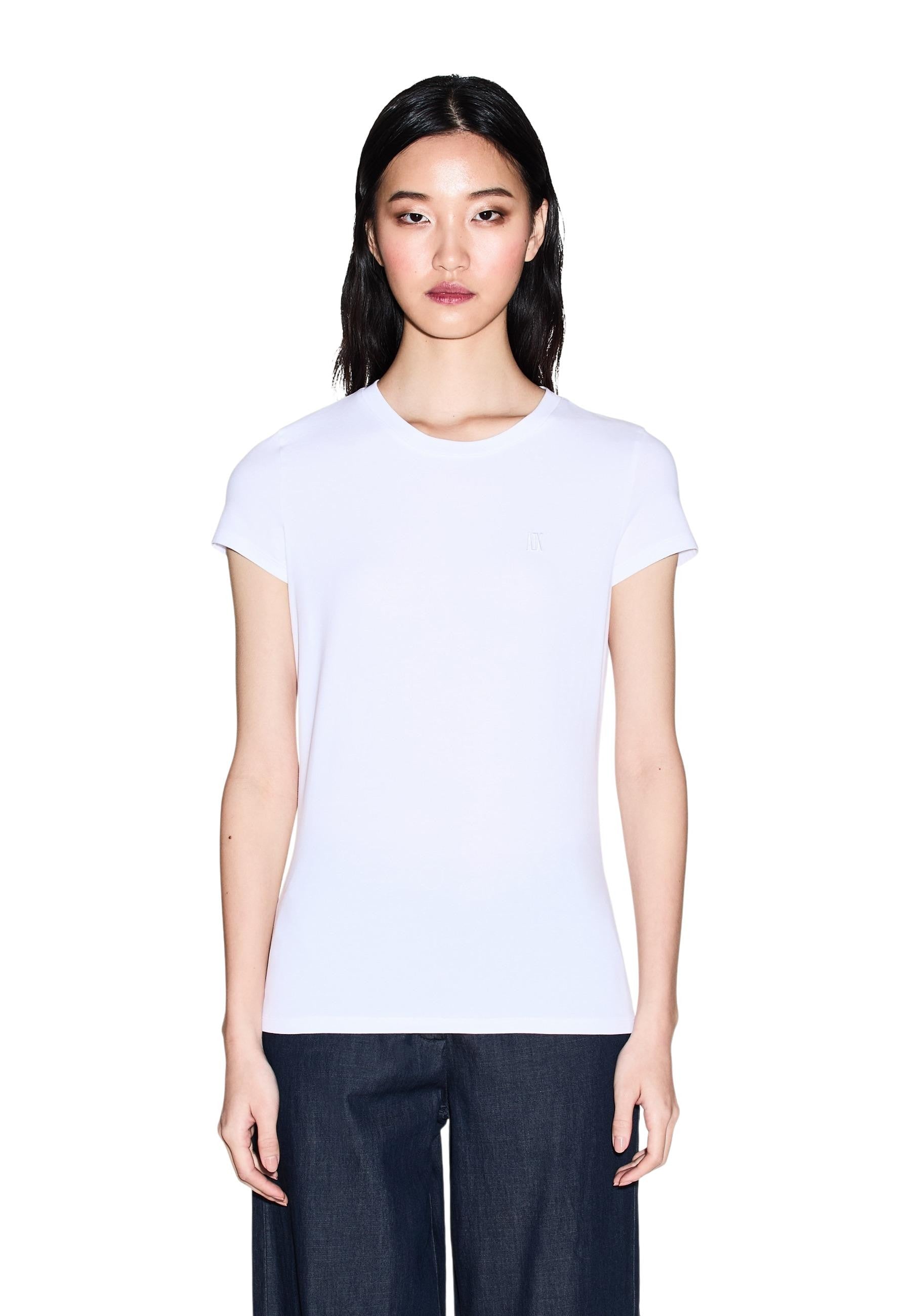 Armani Exchange T-shirt femme — white