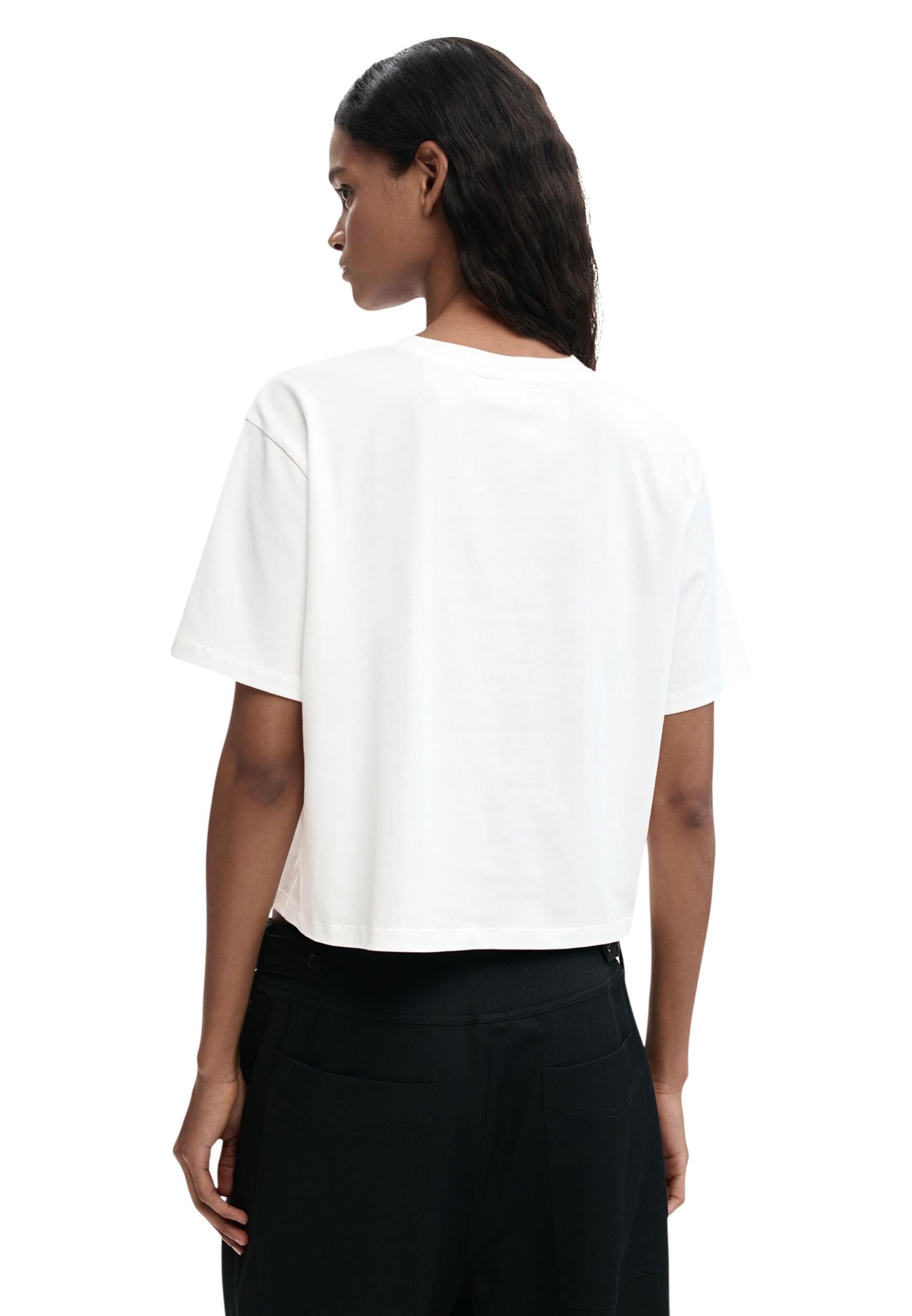 Desigual T-shirt femme — white