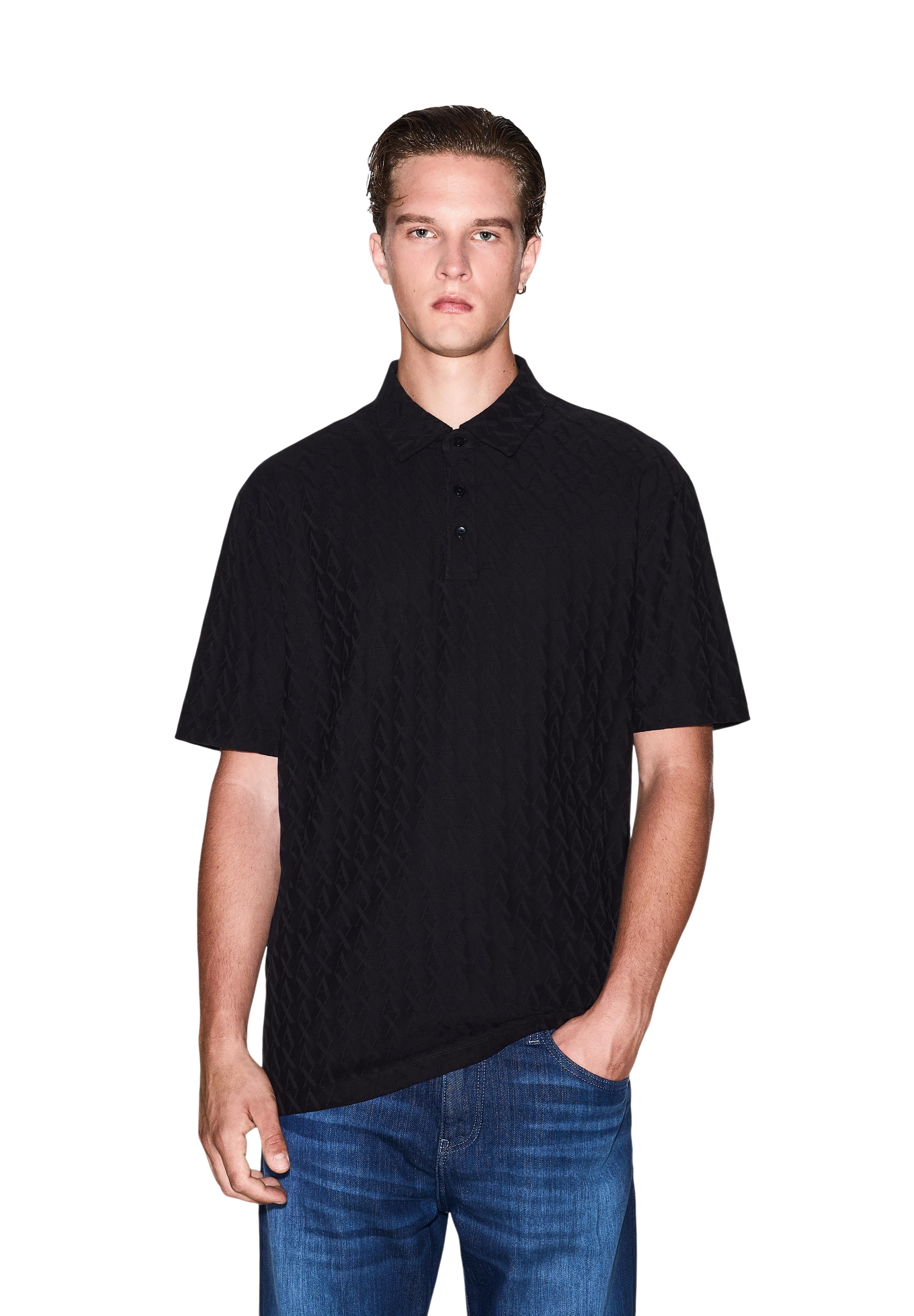 Armani Exchange Polo homme — black