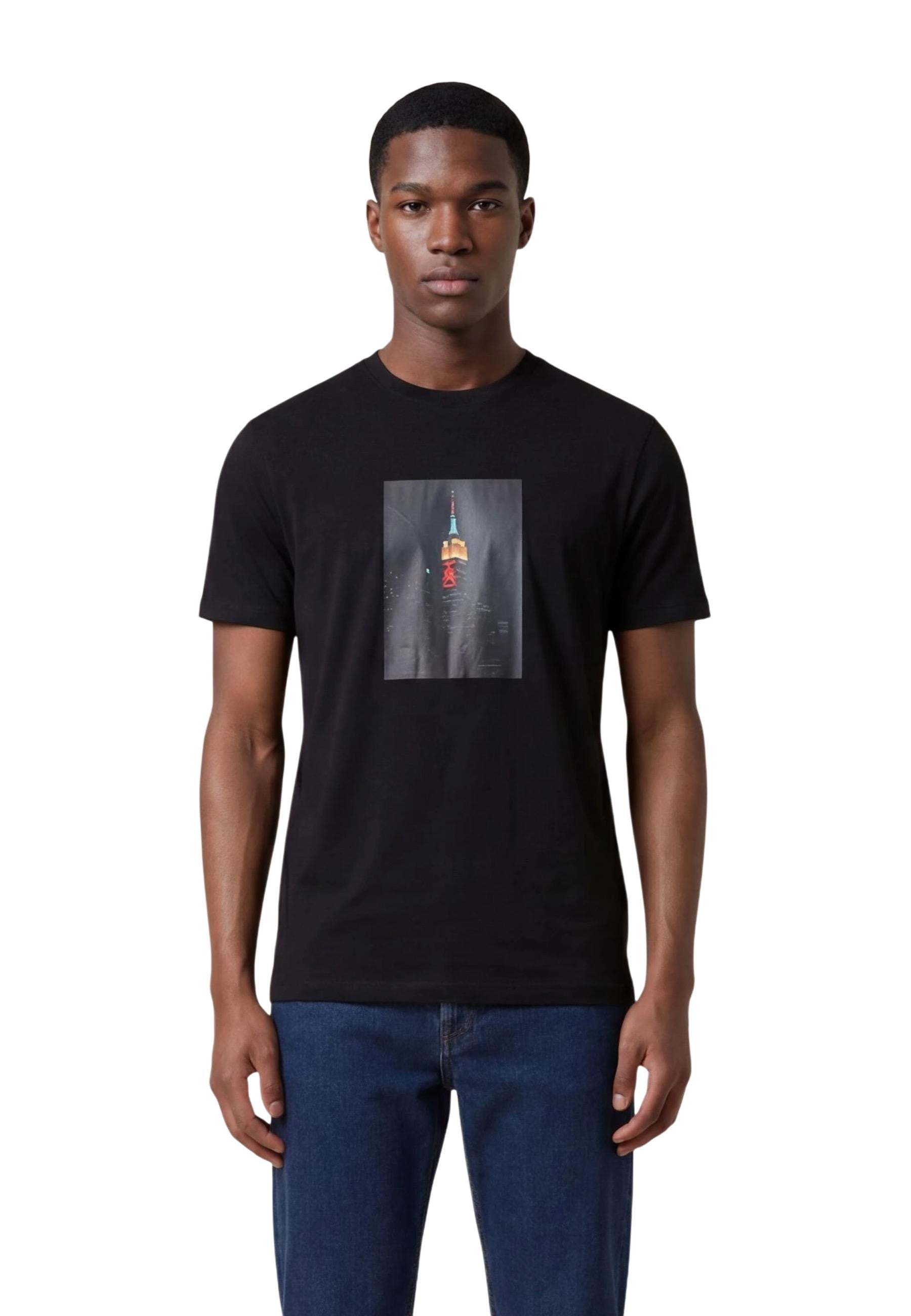 Armani Exchange T-shirt homme — black