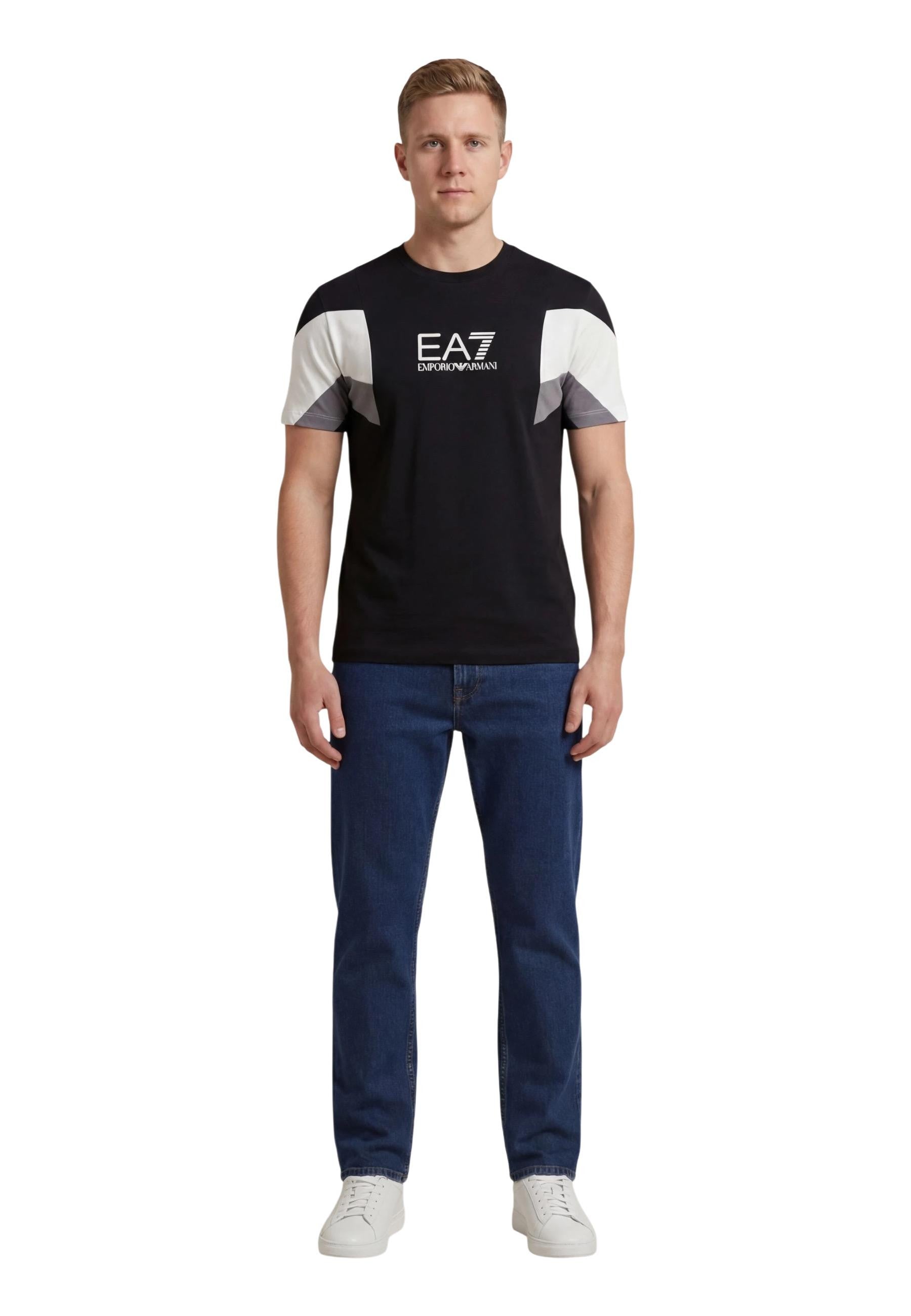 Ea7 T-shirt homme — black
