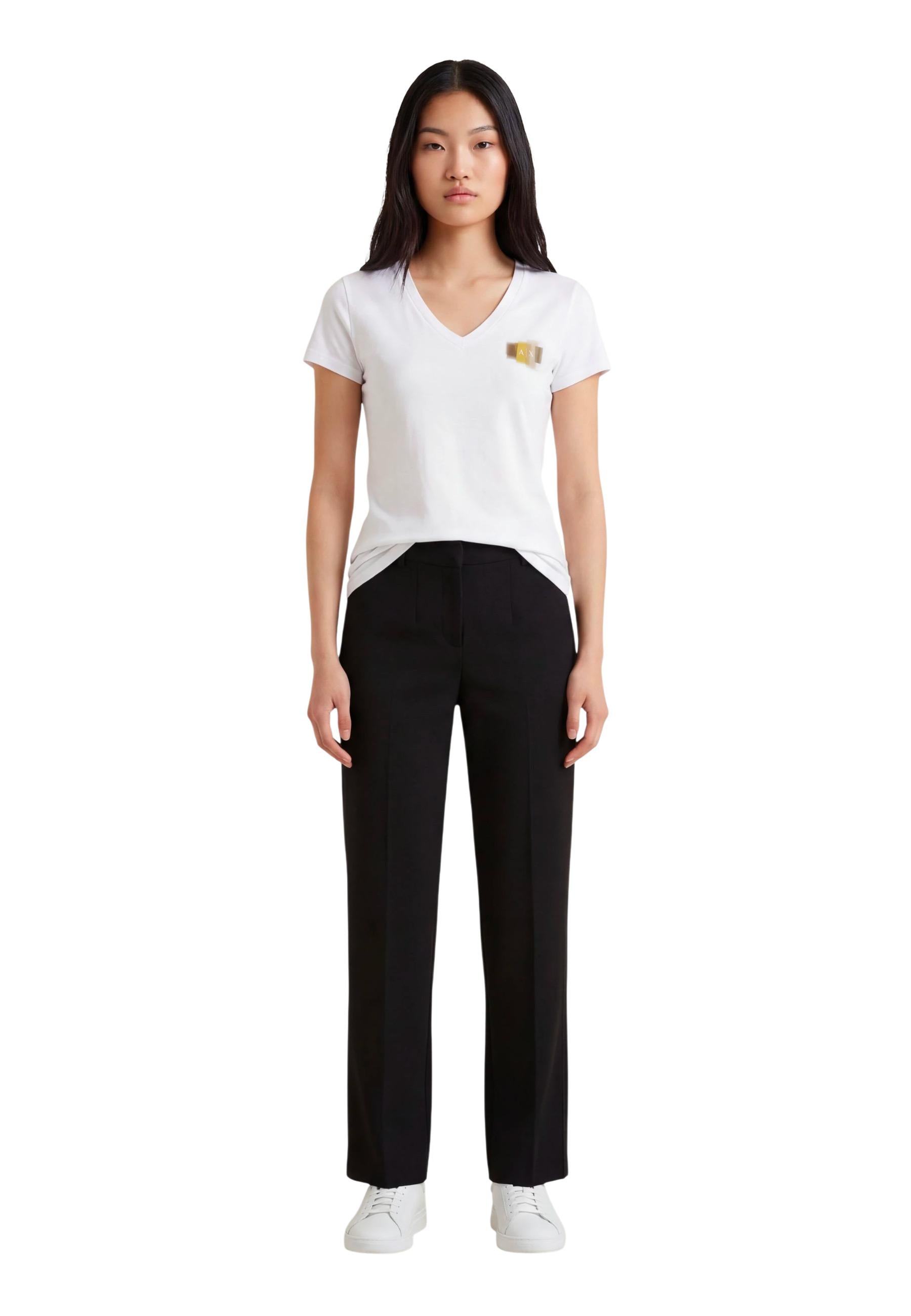 Armani Exchange T-shirt femme — white