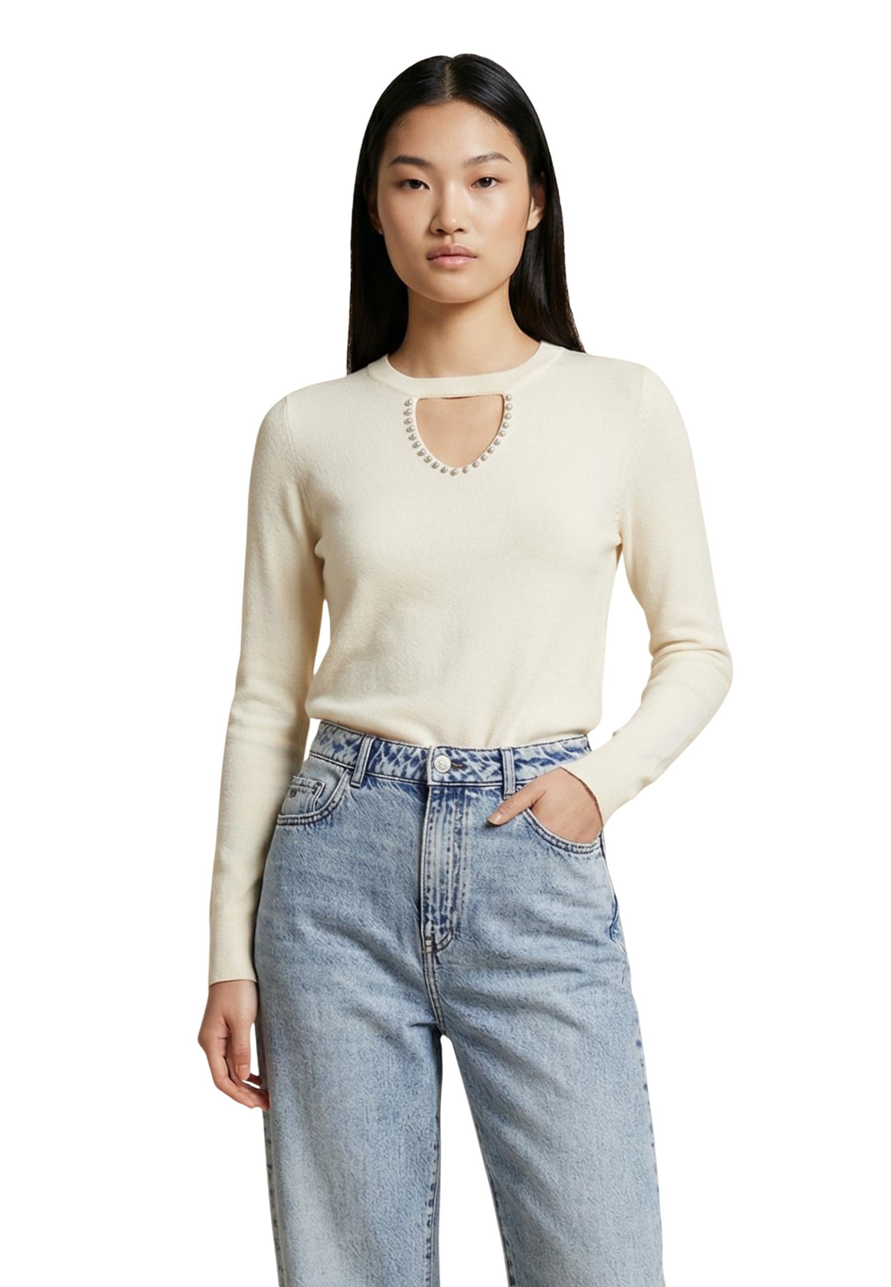 Only Pull femme — beige