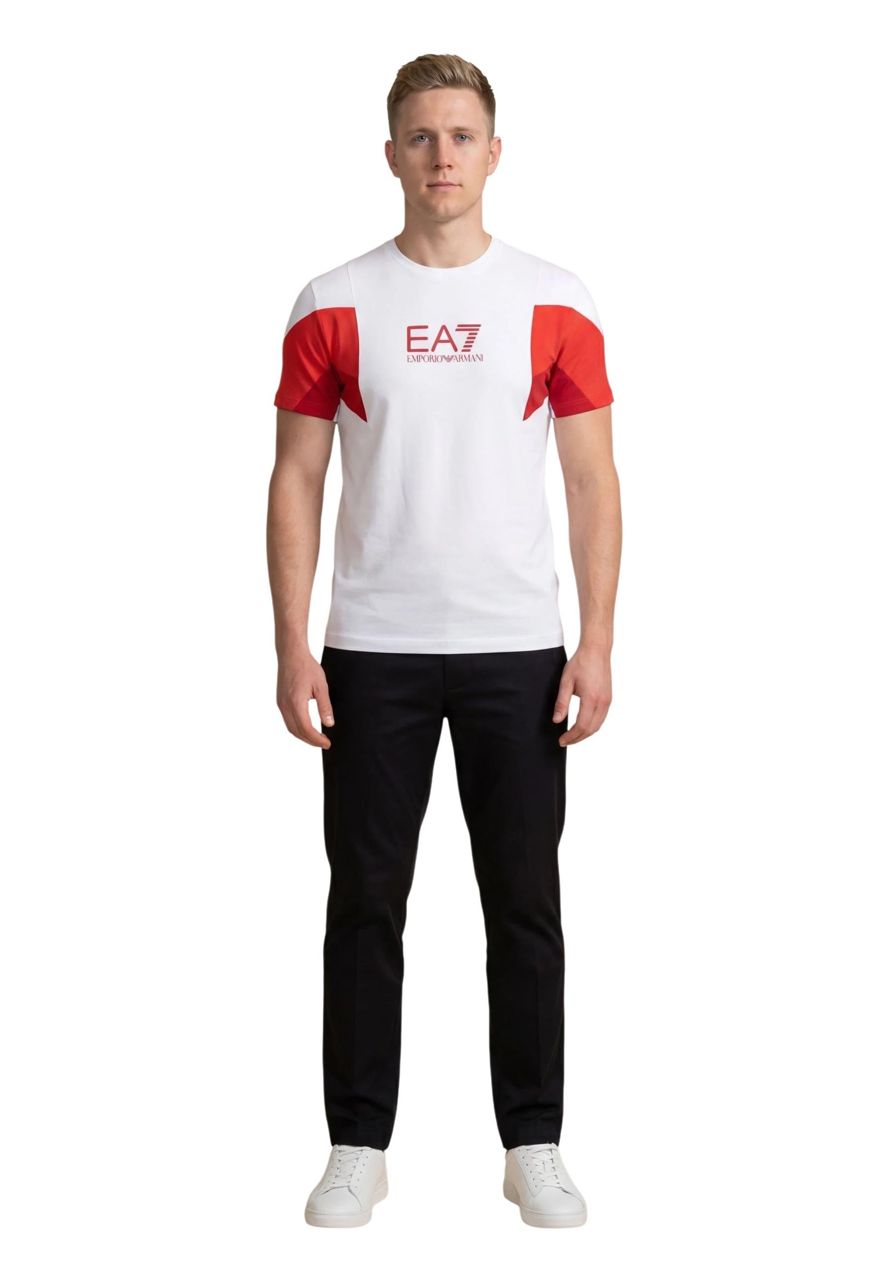 Ea7 T-shirt homme — white