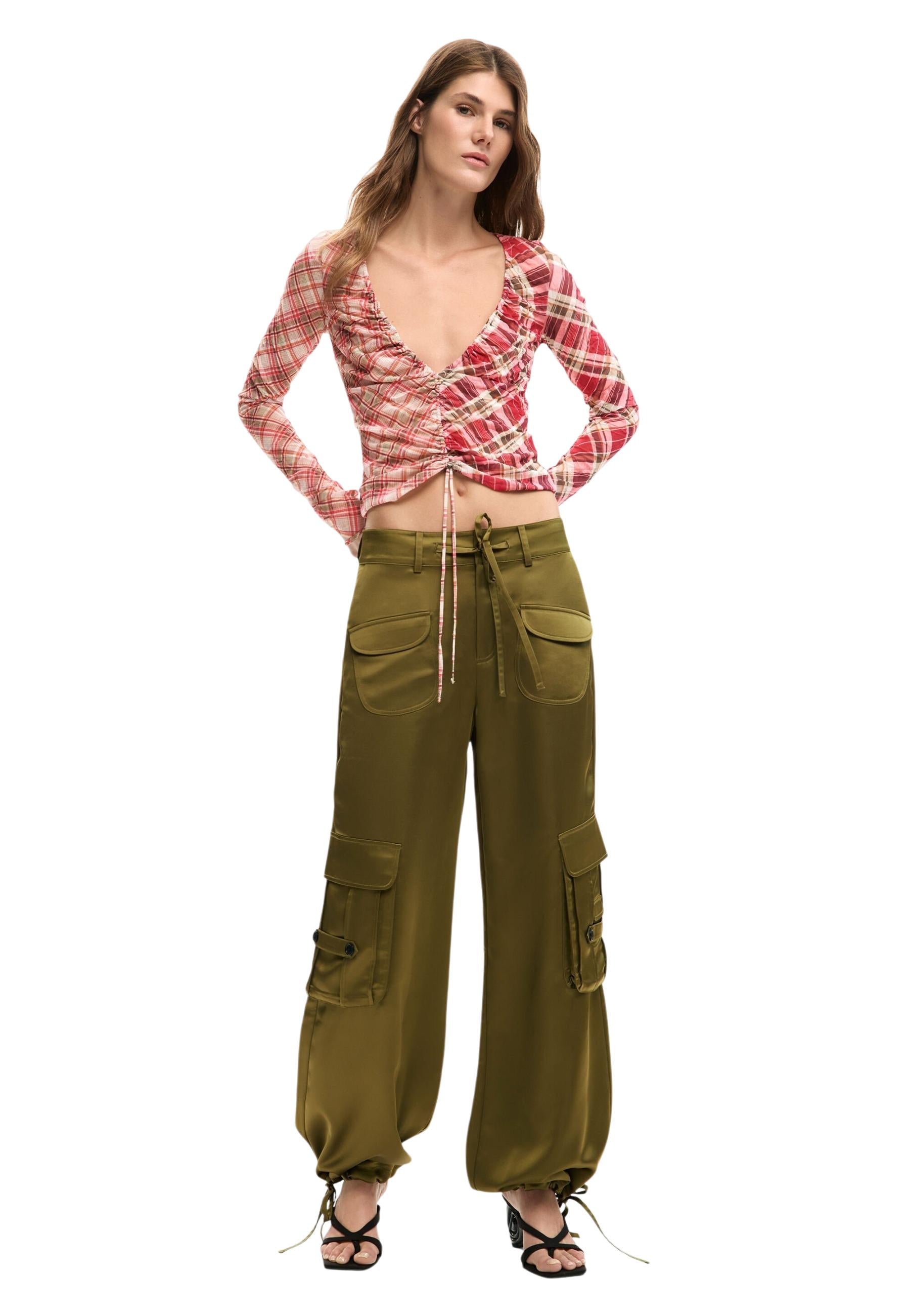 Desigual Pantalon femme Pantalons — green