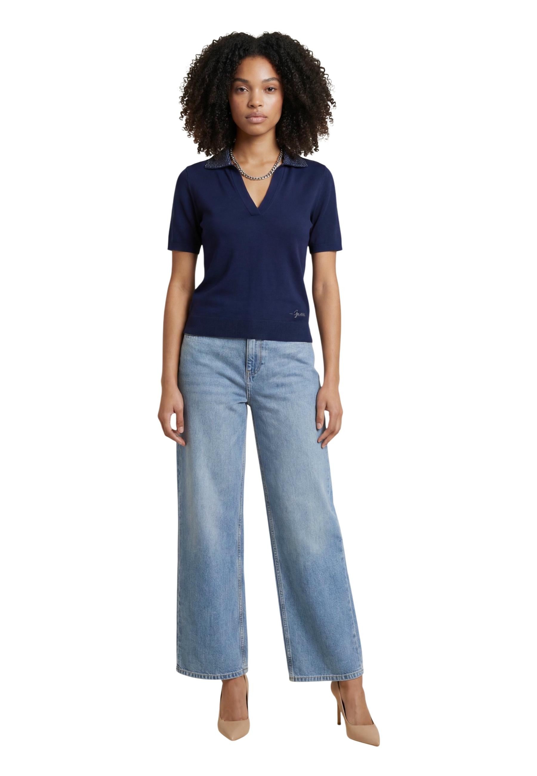 Guess Polo femme — blue