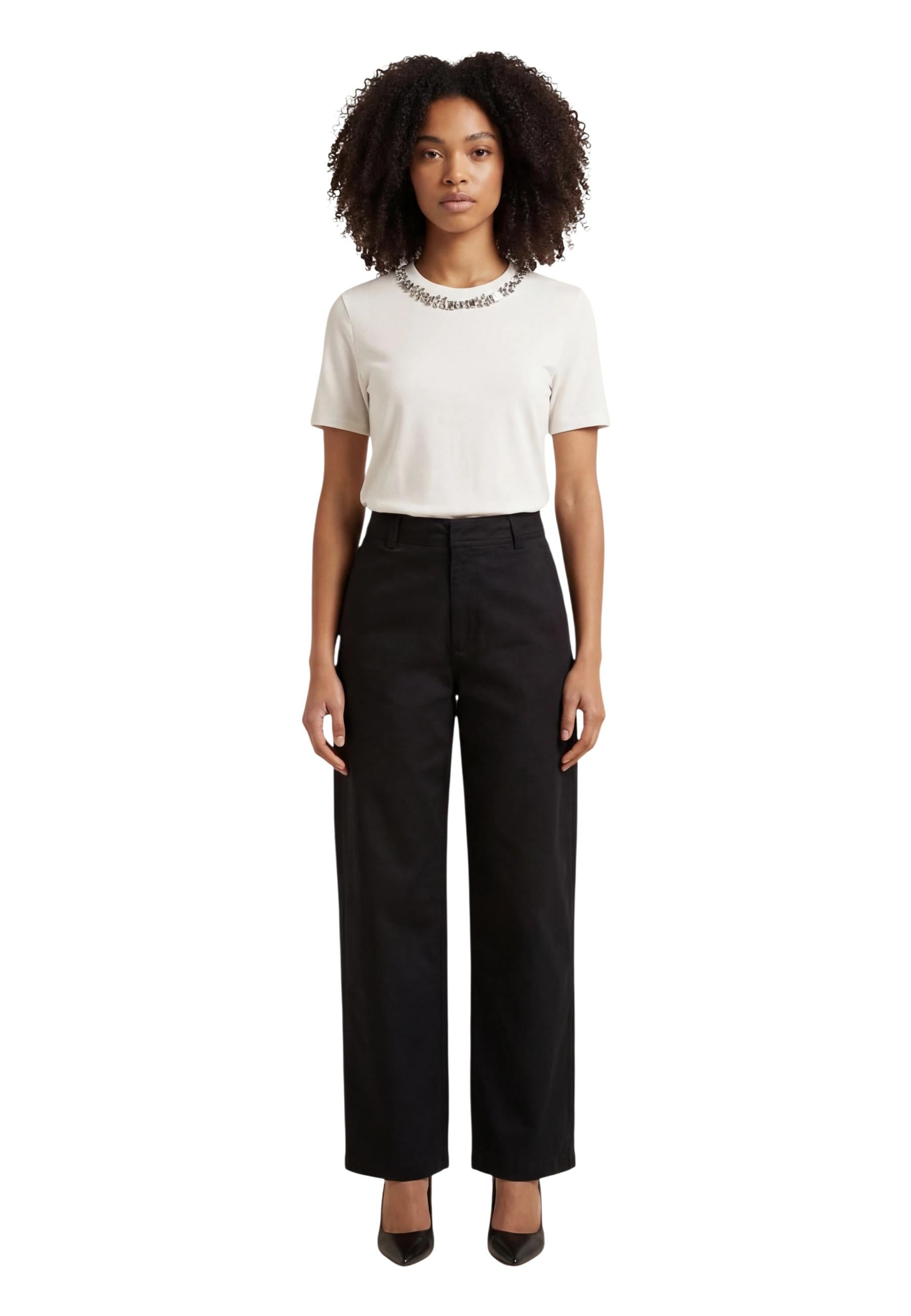 Jacqueline De Yong Pantalon femme Pantalons — black