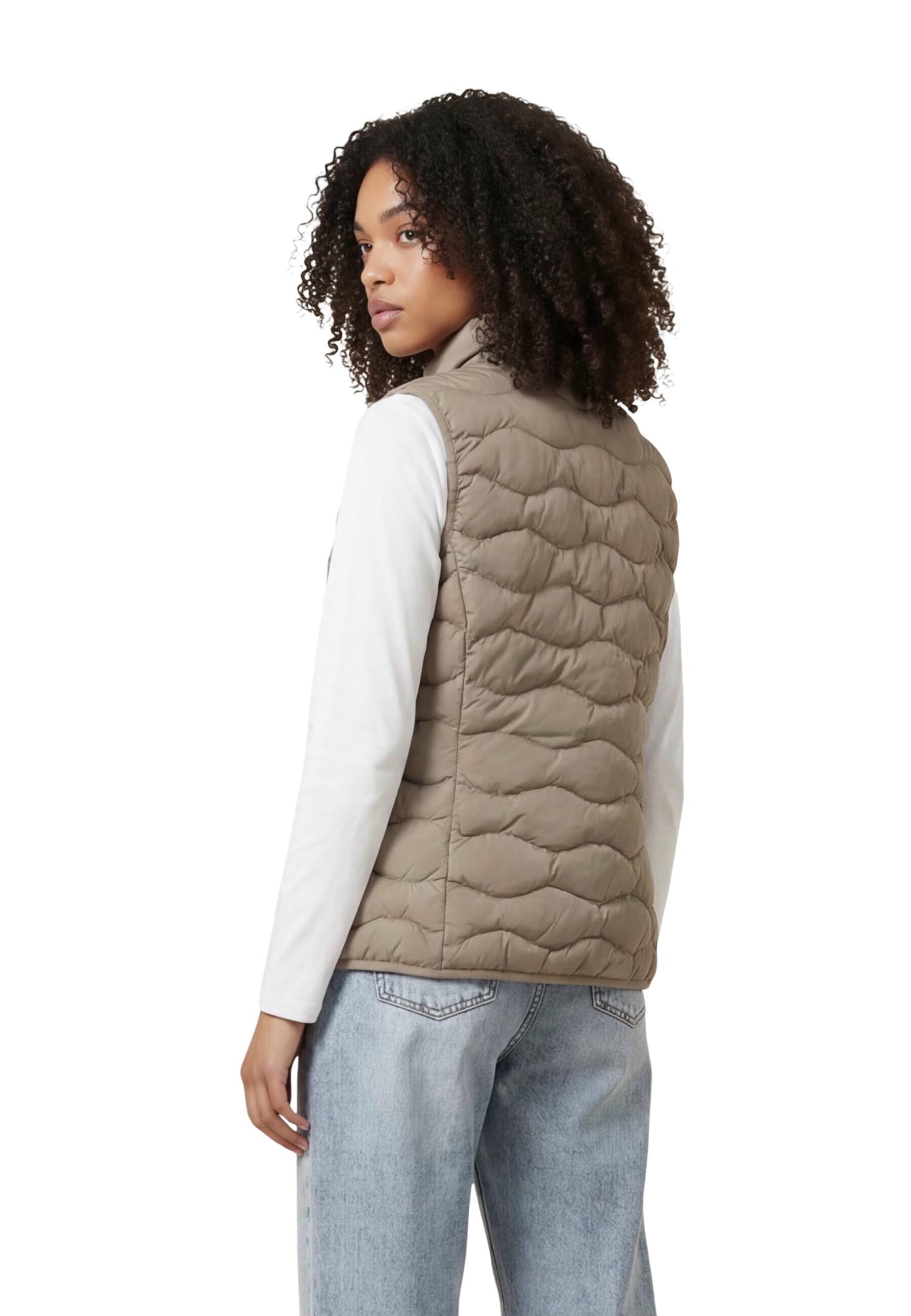 Ea7 Vêtement femme Gilets — beige