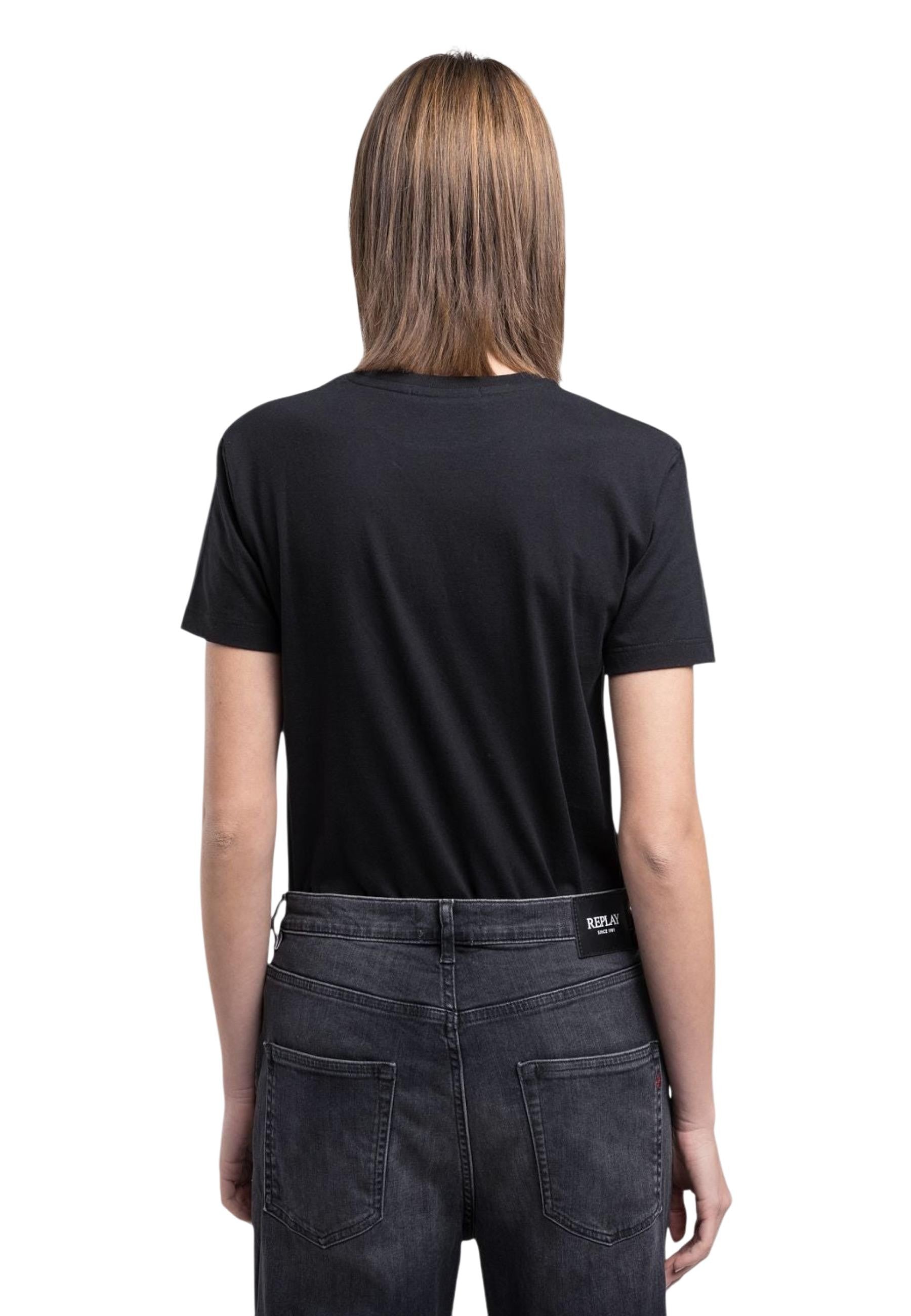 Replay T-shirt femme — black