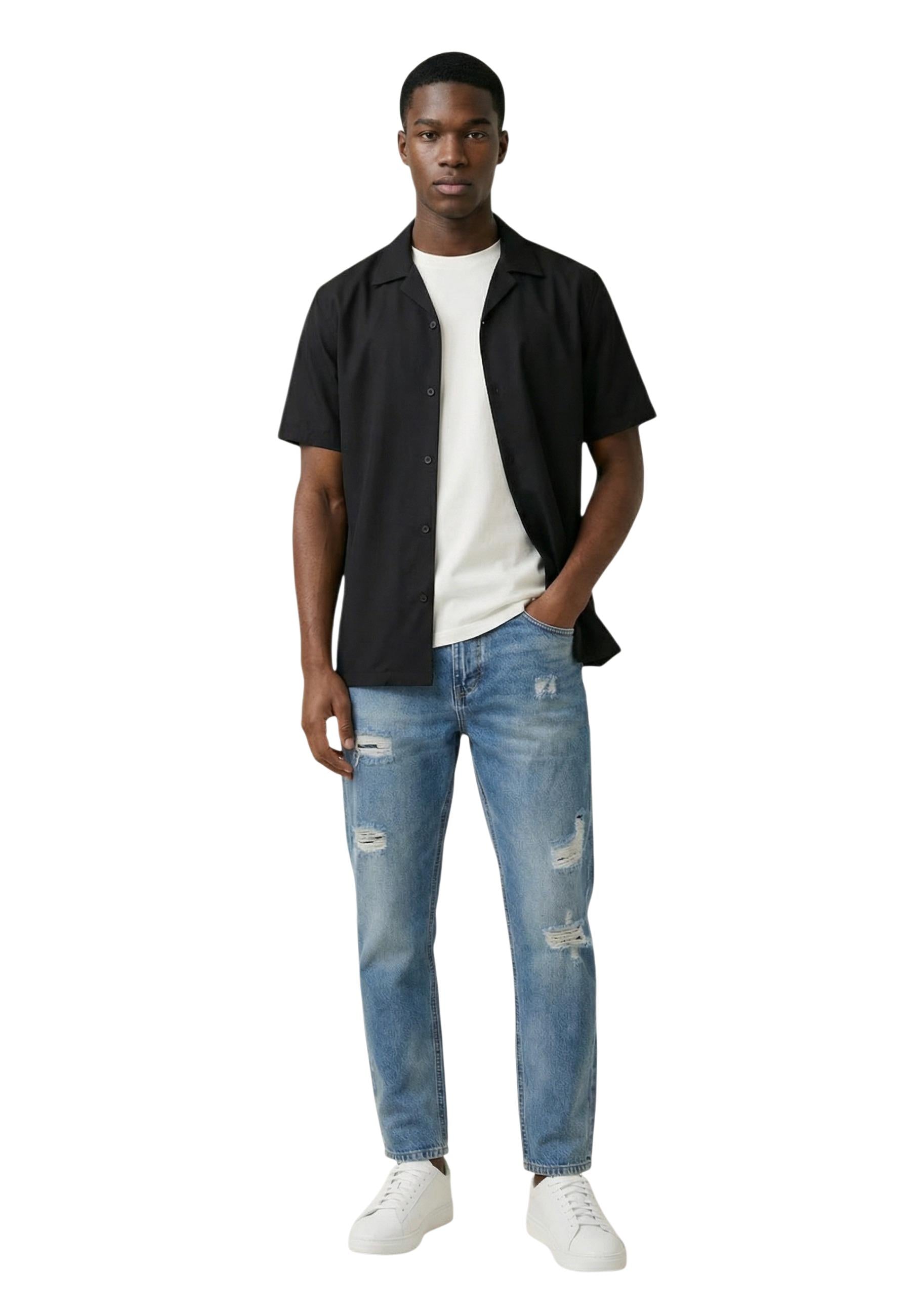 Gianni Lupo Chemise homme Chemises — black