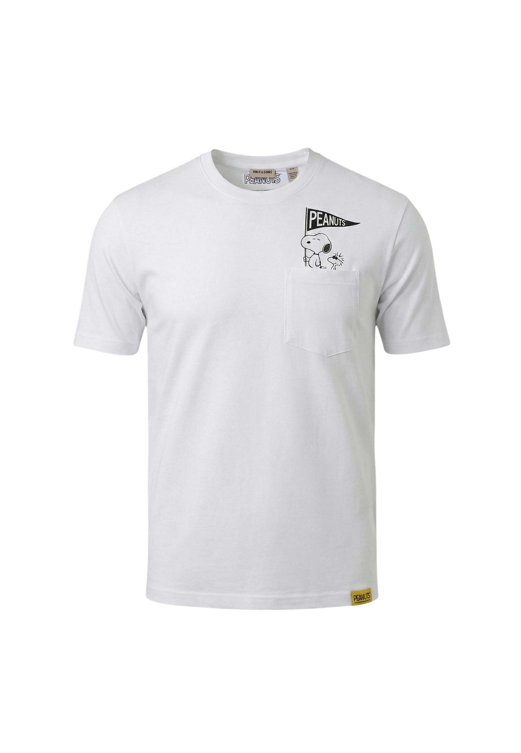 Only & Sons T-shirt homme — white