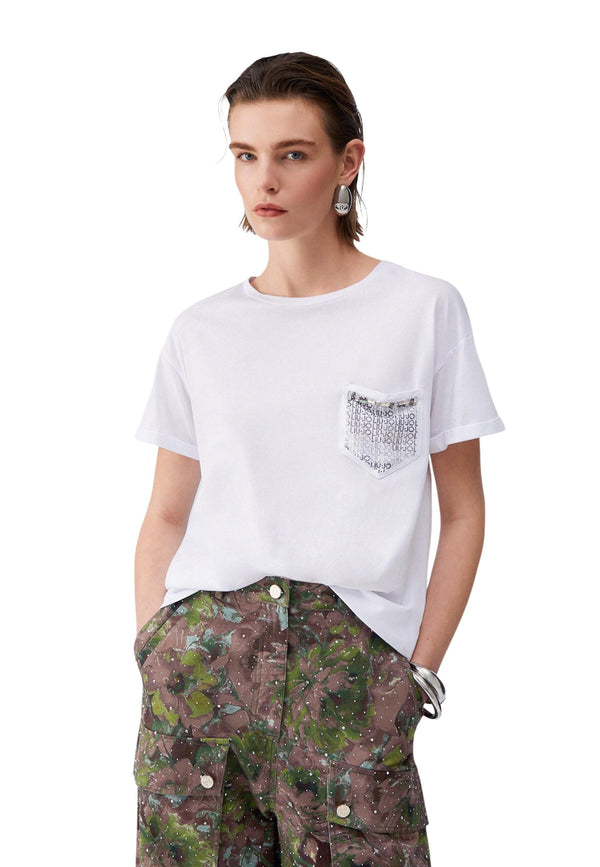 Liu Jo T-shirt femme — white