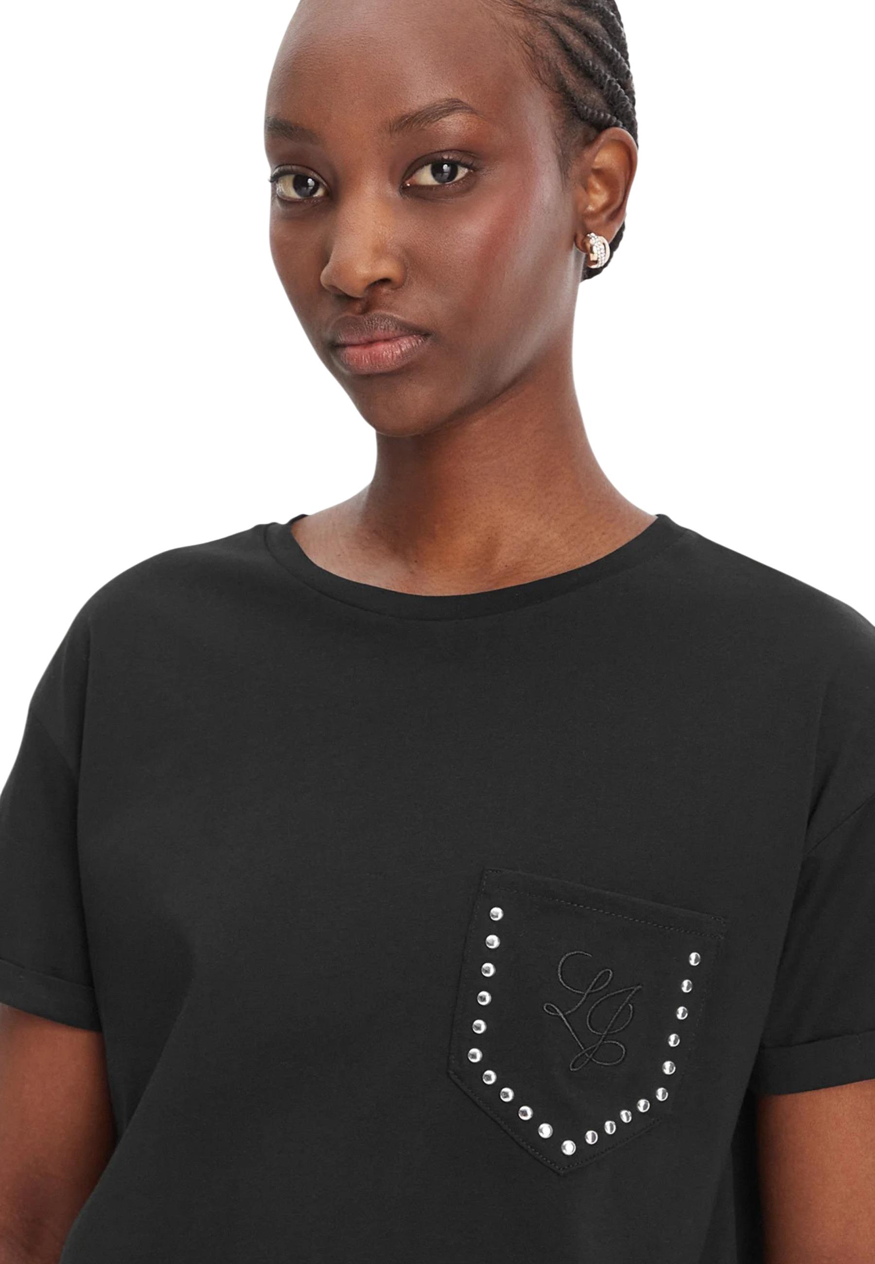 Liu Jo T-shirt femme — black