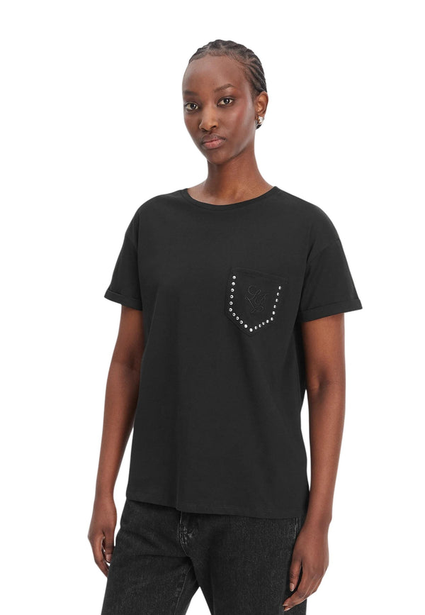 Liu Jo T-shirt femme — black