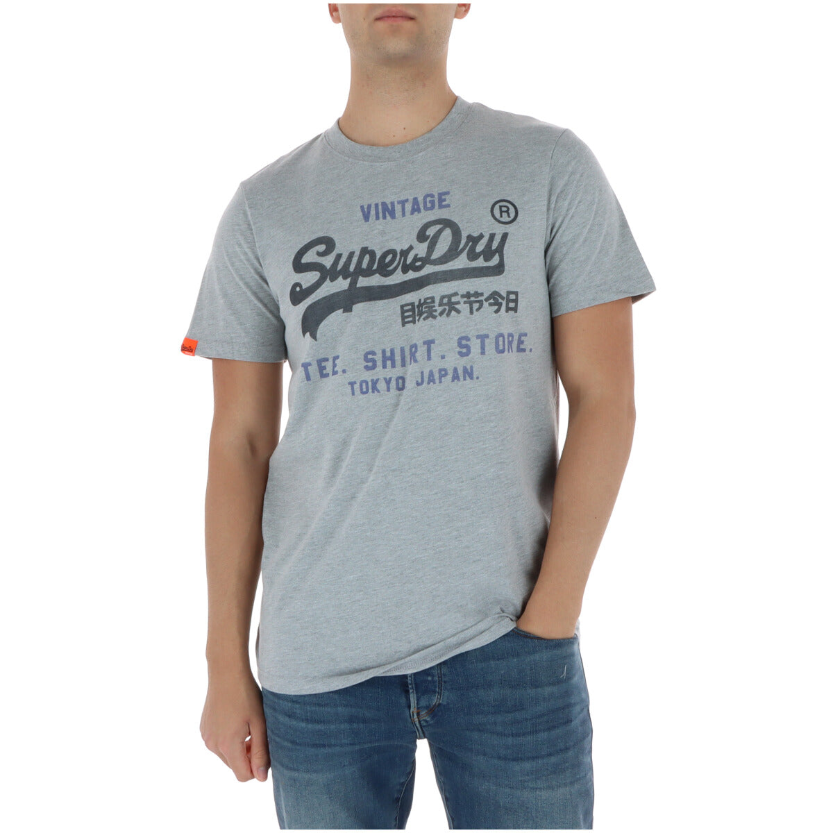 Superdry T-shirt homme — grey