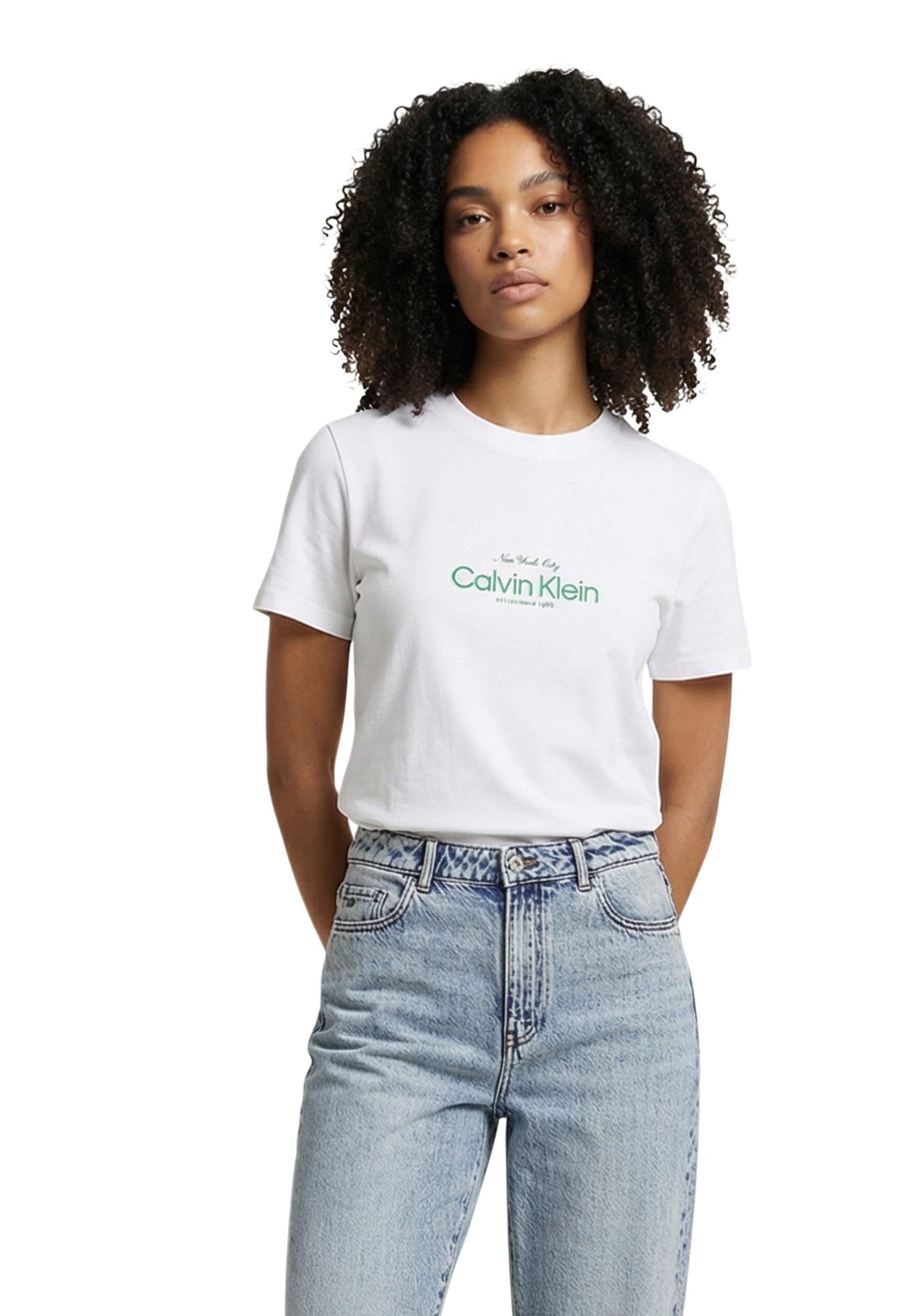 Calvin Klein Jeans T-shirt femme — white