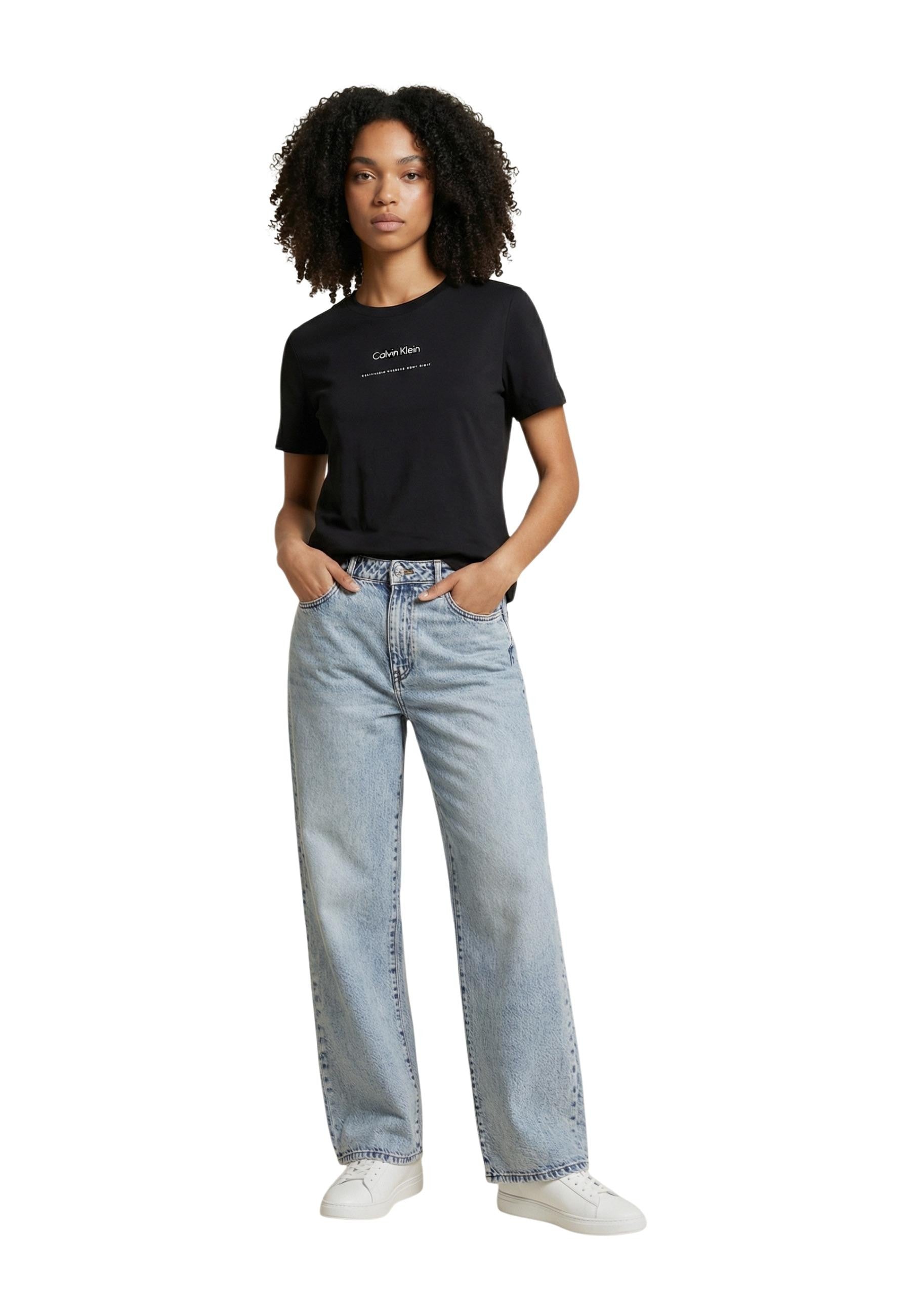 Calvin Klein Jeans T-shirt femme — black