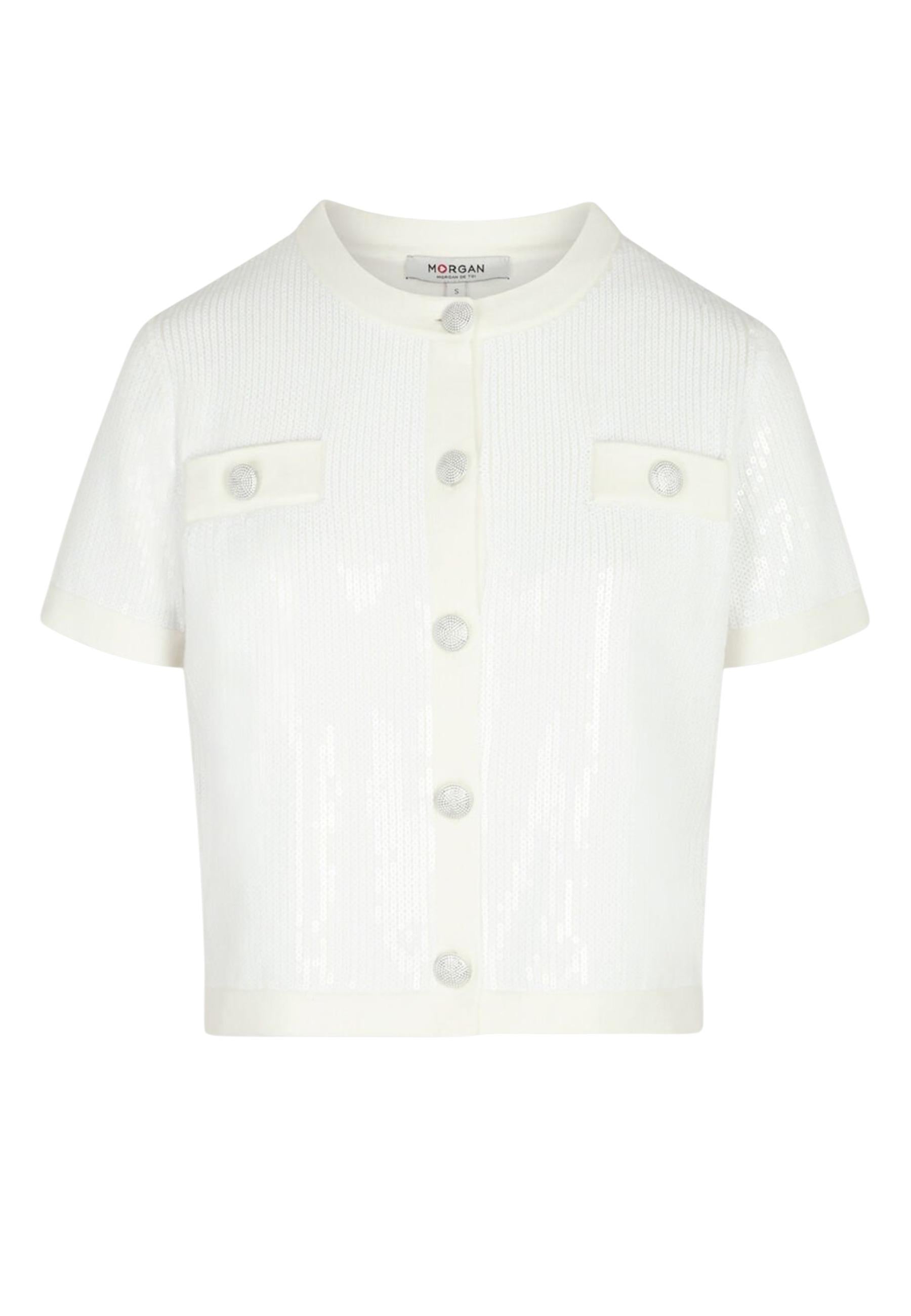 Morgan De Toi Vêtement femme Cardigans — white