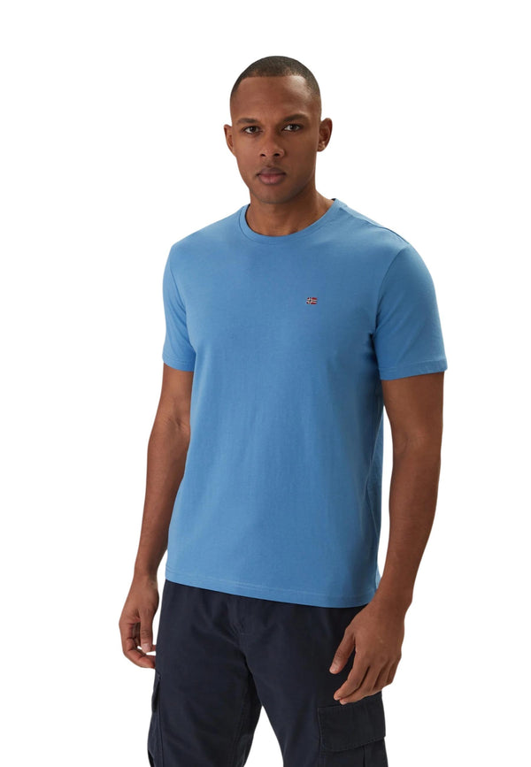 Napapijri T-shirt homme — turquoise