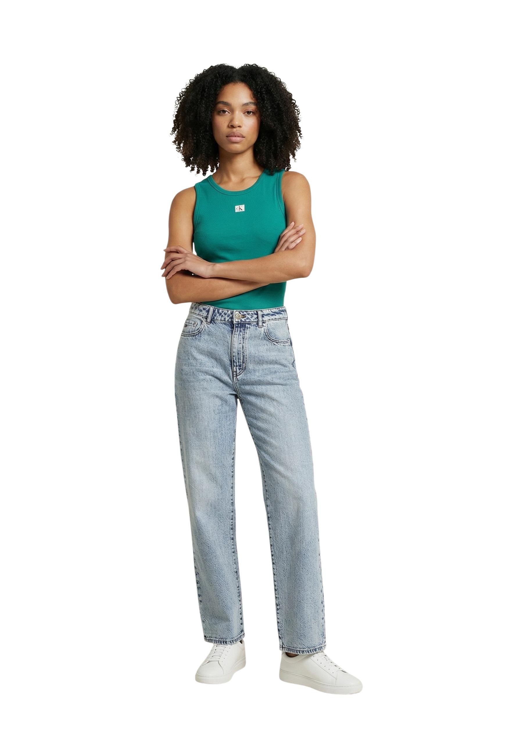 Calvin Klein Jeans Jean femme Debardeurs — green