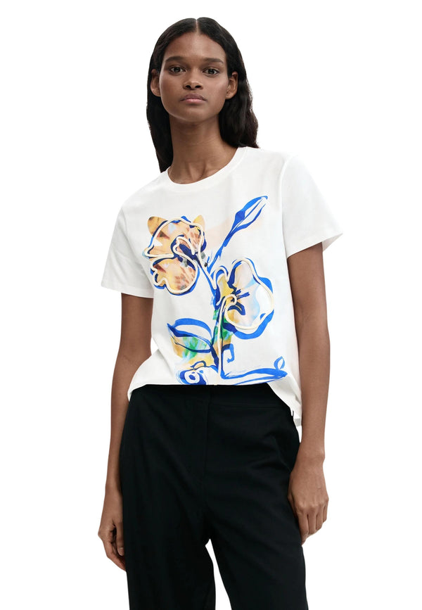 Desigual T-shirt femme — white