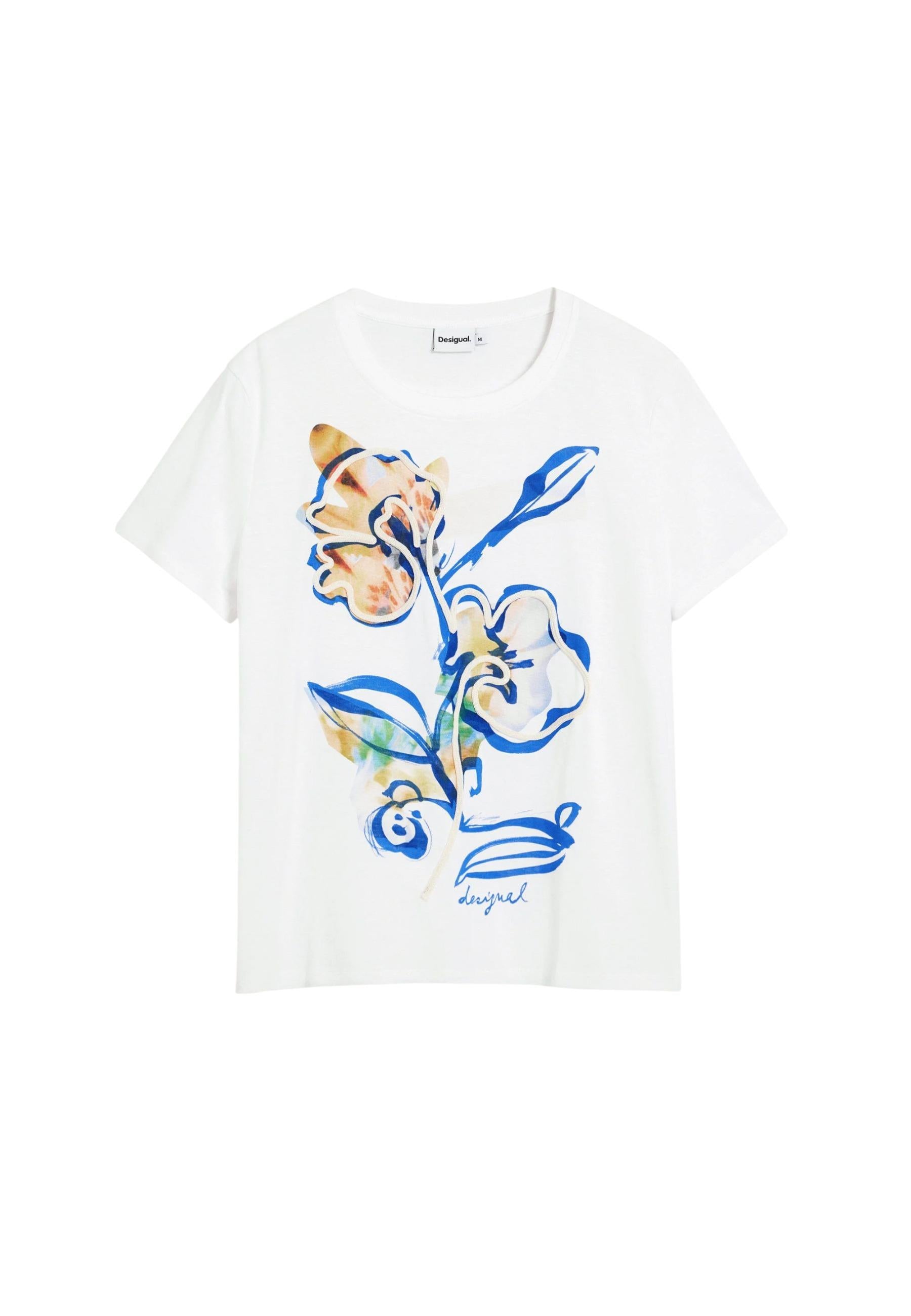 Desigual T-shirt femme — white