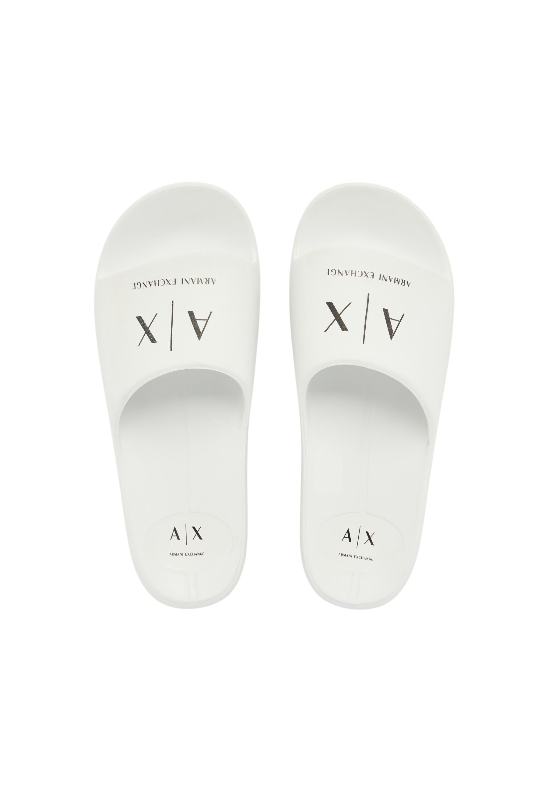 Armani Exchange Chaussures homme Mules — white