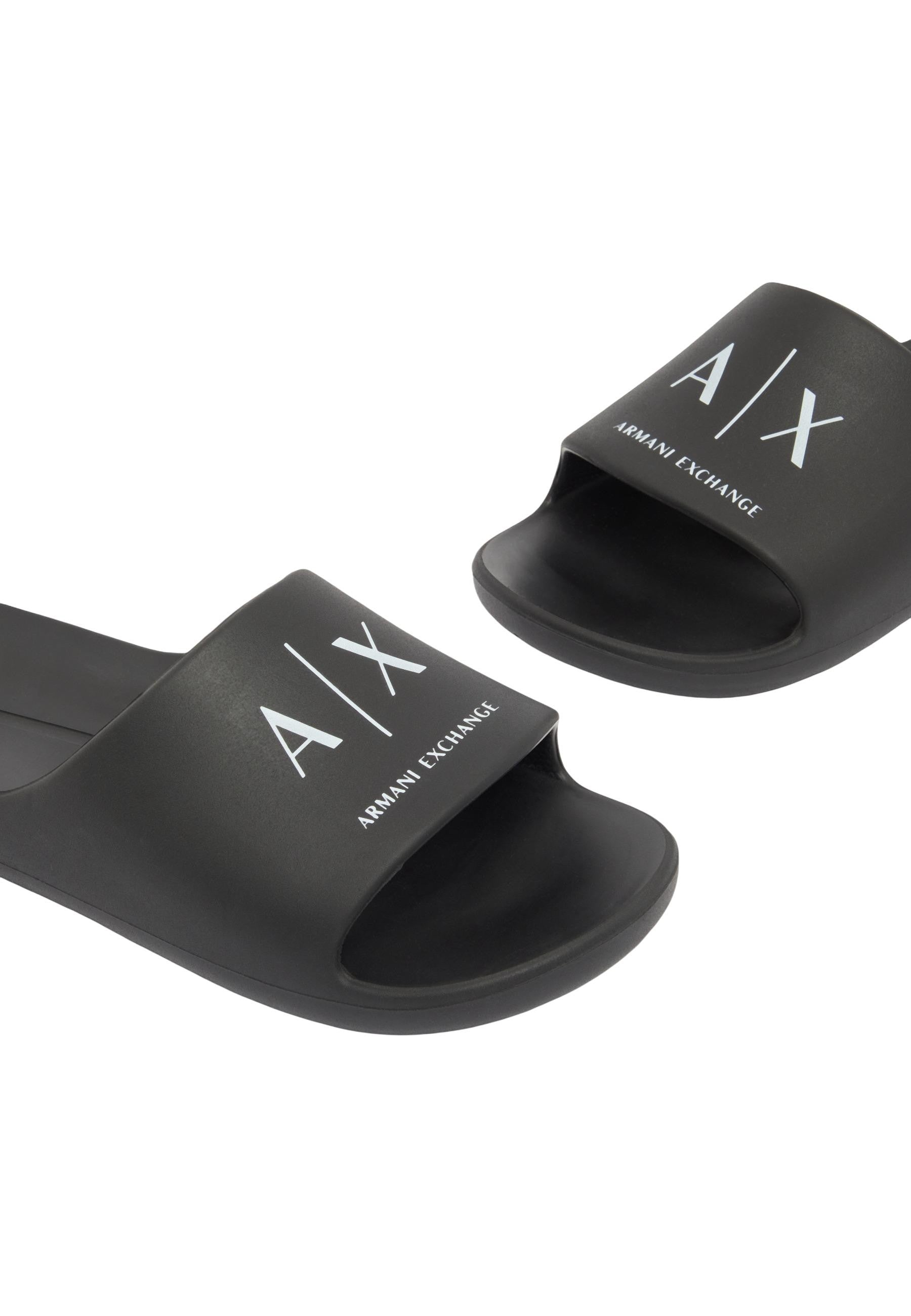 Armani Exchange Chaussures homme Mules — black