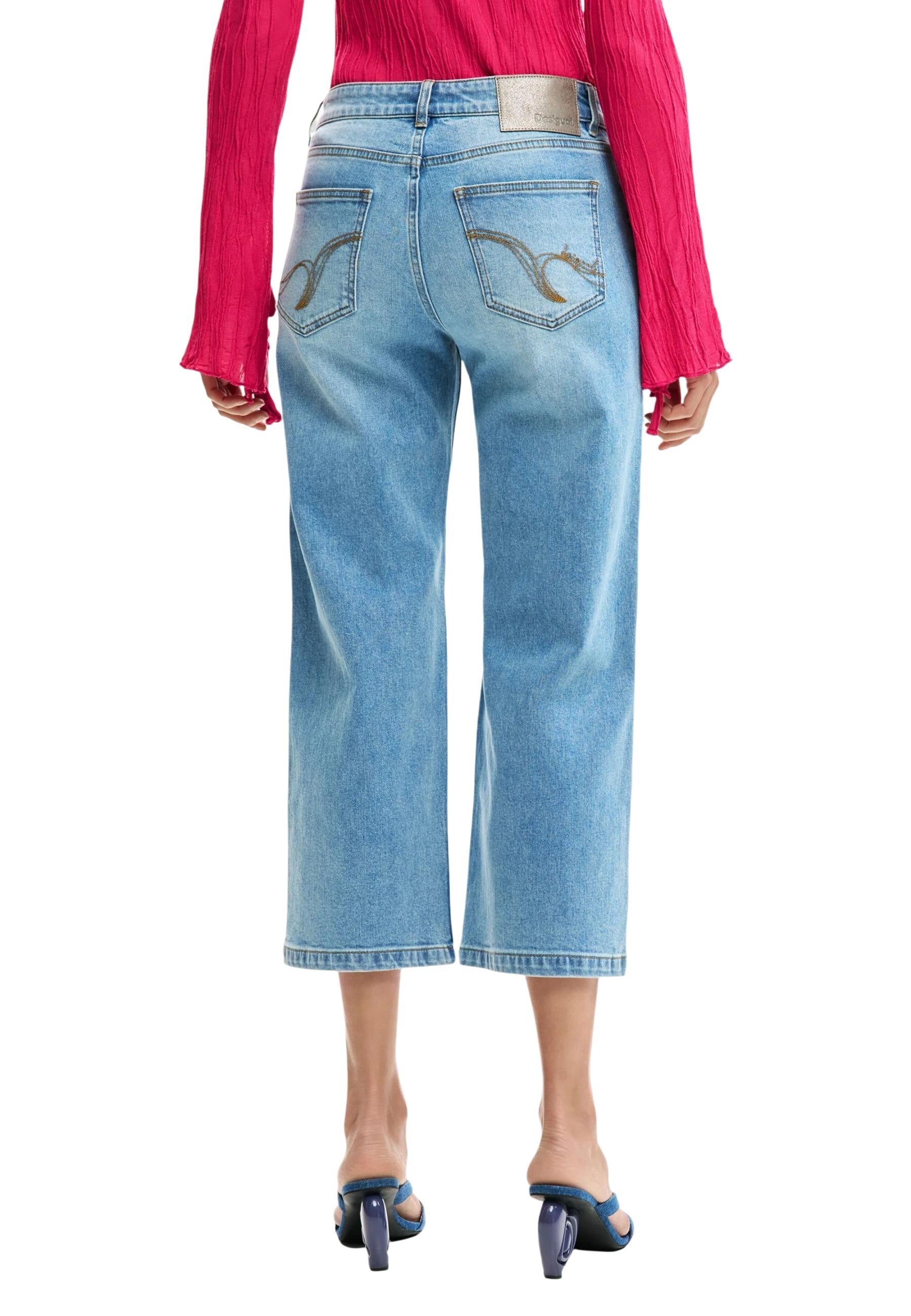 Desigual Jean femme — light blue