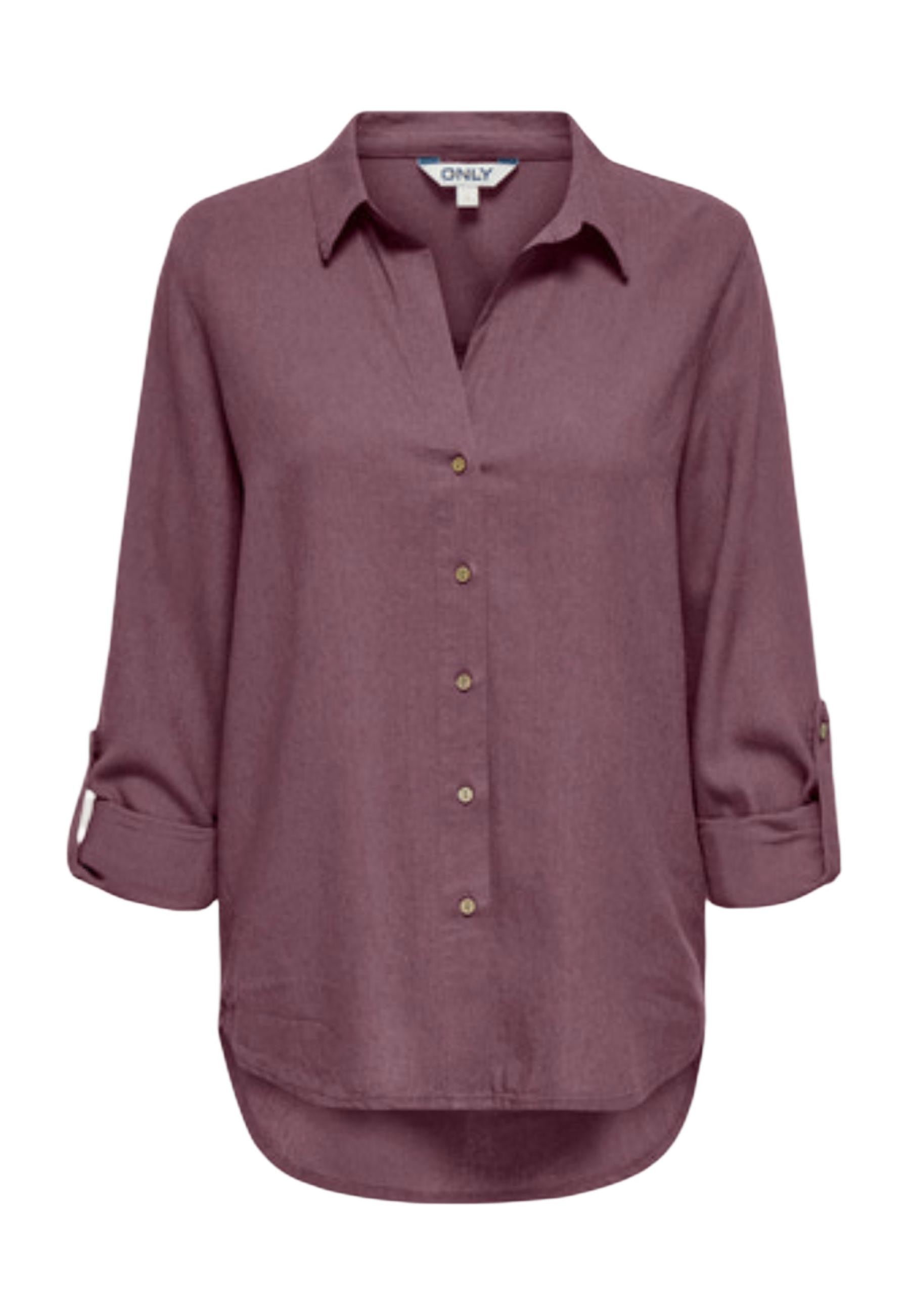 Only Chemise femme Chemises — bordeaux