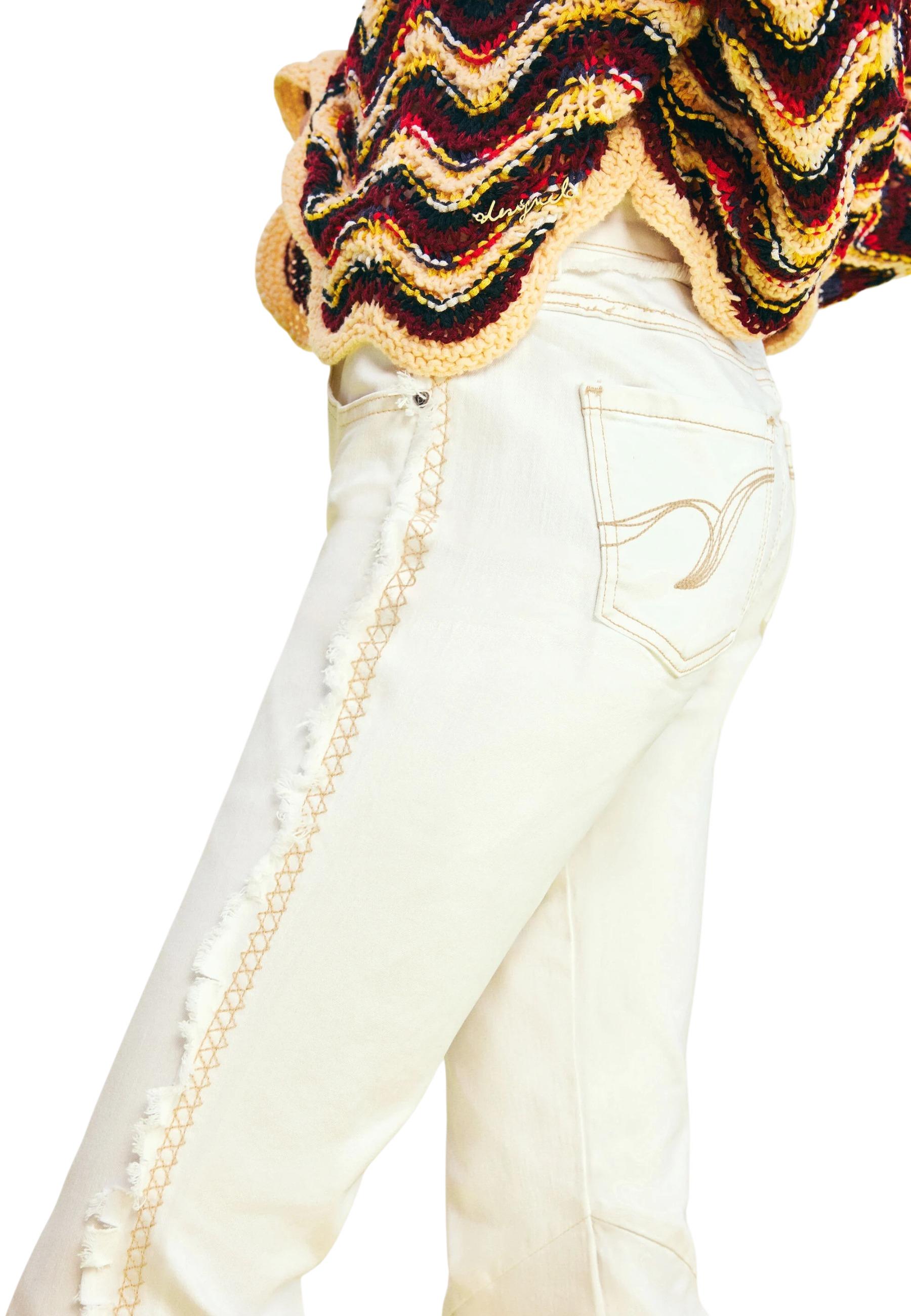 Desigual Jean femme — beige