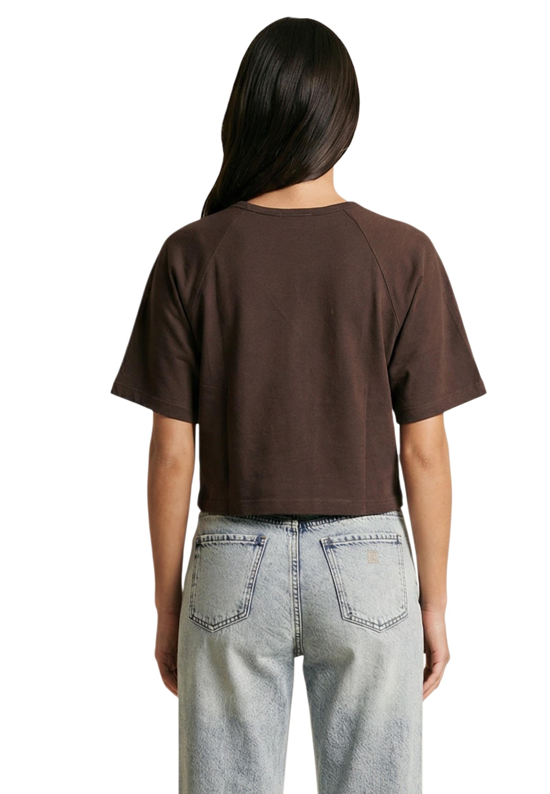 Replay T-shirt femme — brown