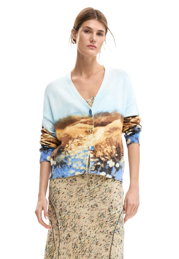 Desigual Vêtement femme Cardigans — light blue