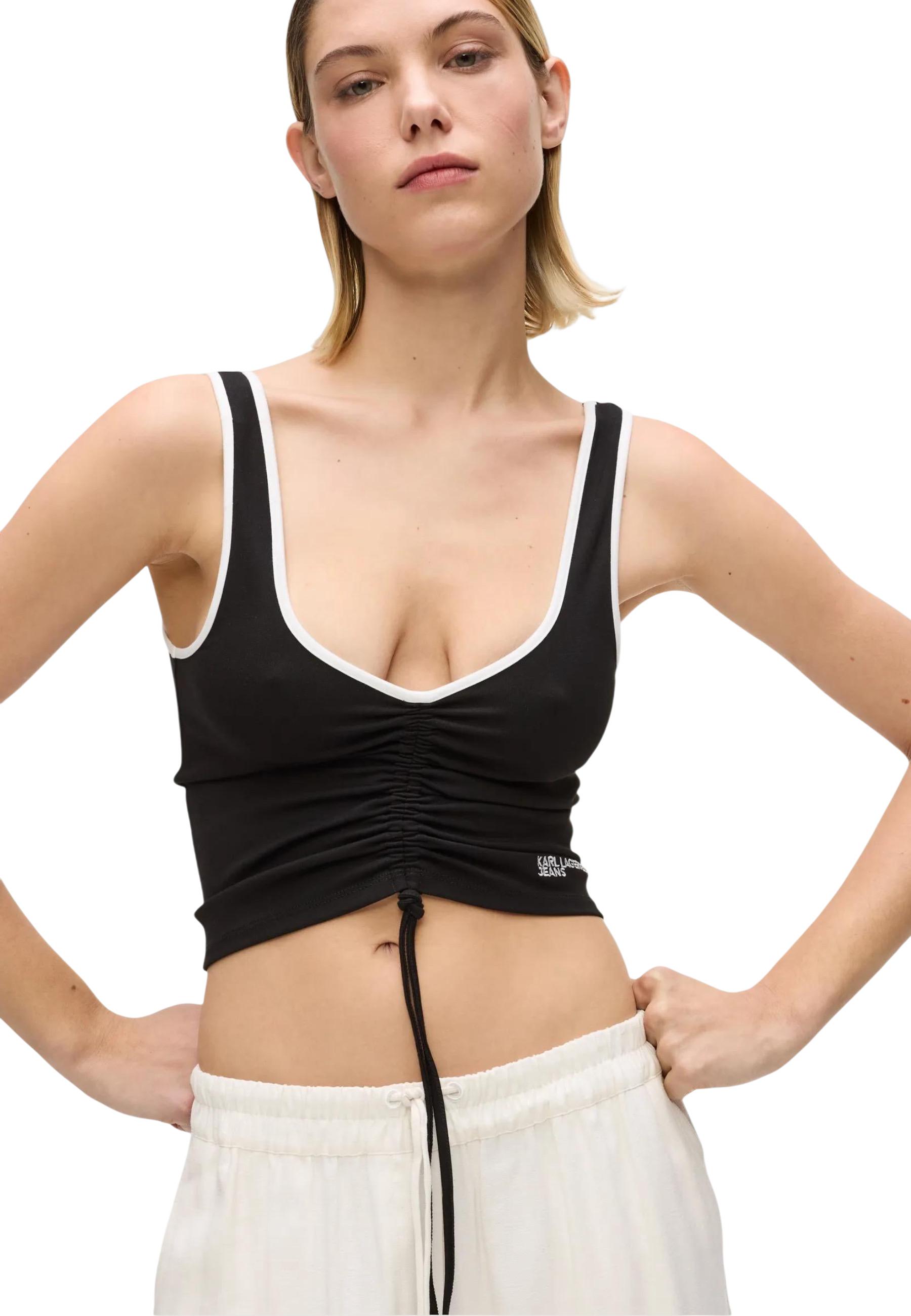 Karl Lagerfeld Jeans Jean femme Tops — black