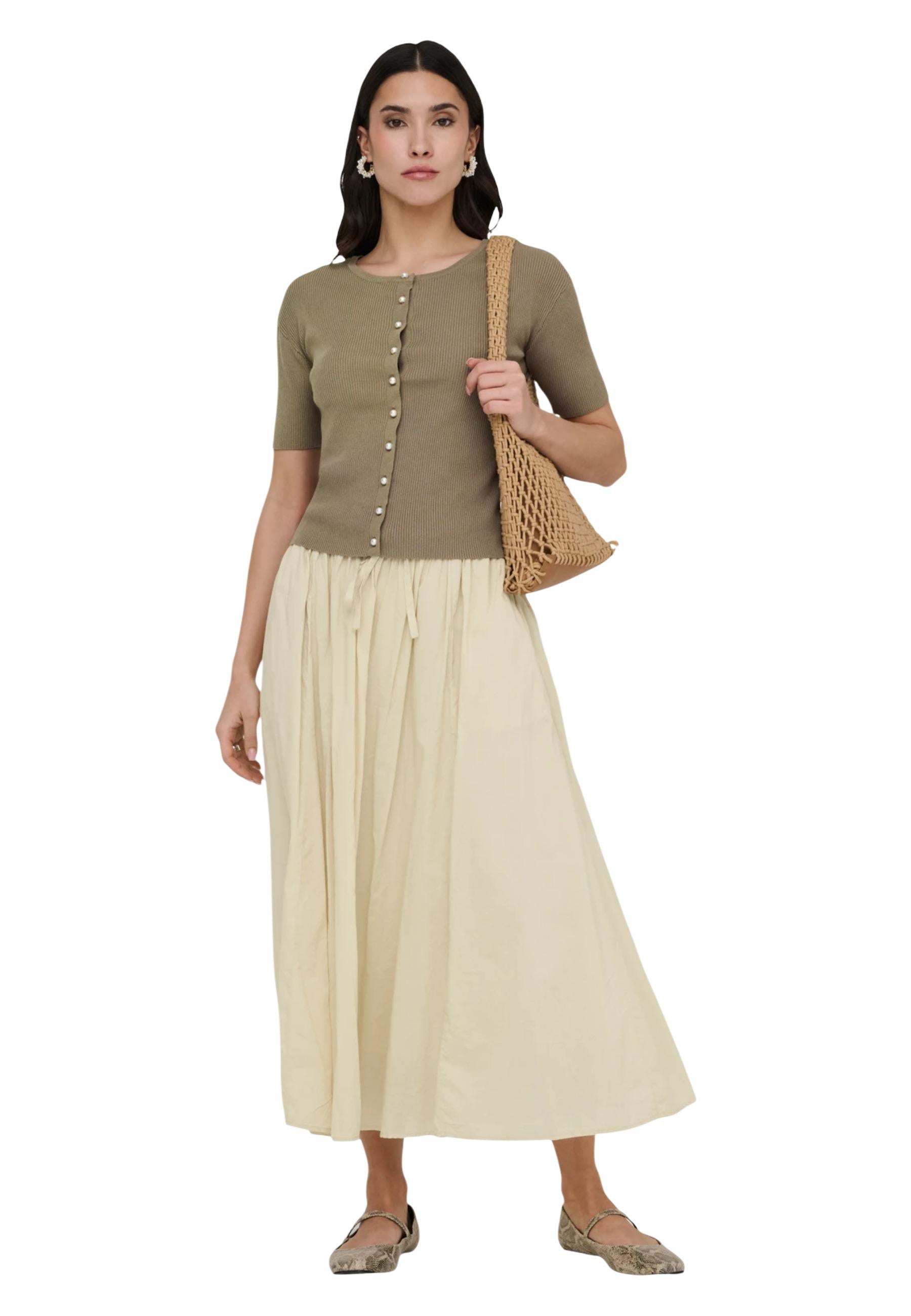 Jacqueline De Yong Jupe femme Jupes — beige