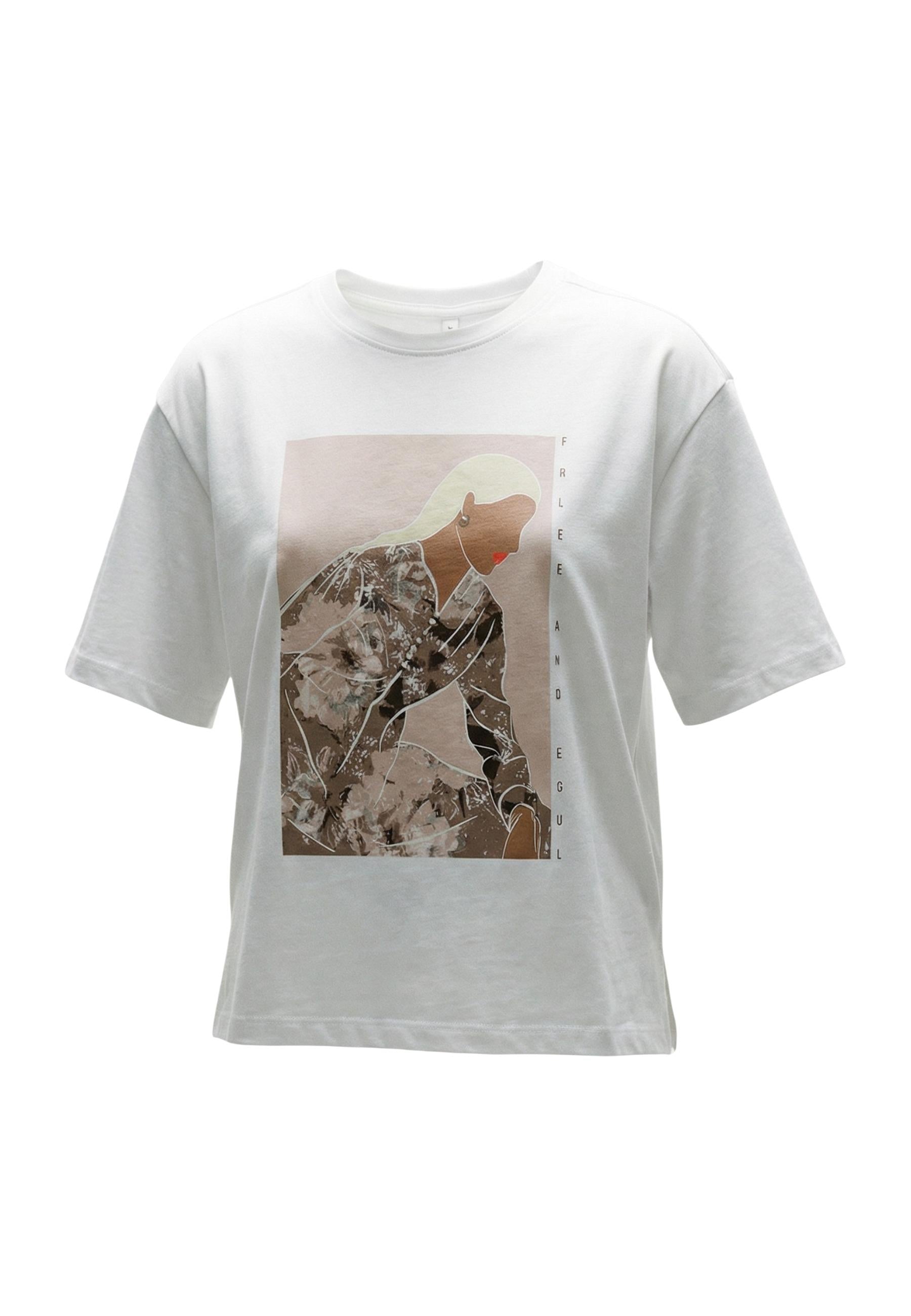 Only T-shirt femme — beige
