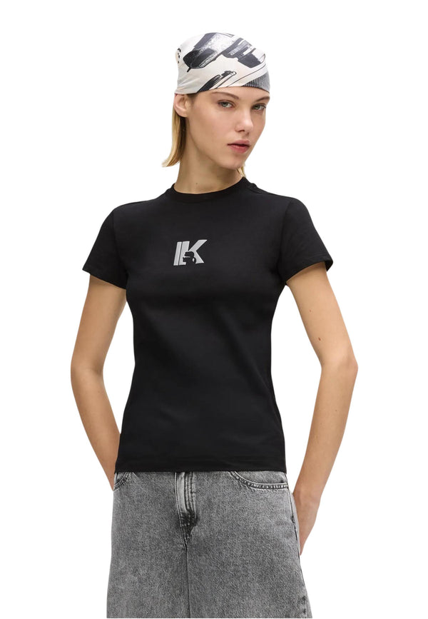 Karl Lagerfeld Jeans T-shirt femme — black