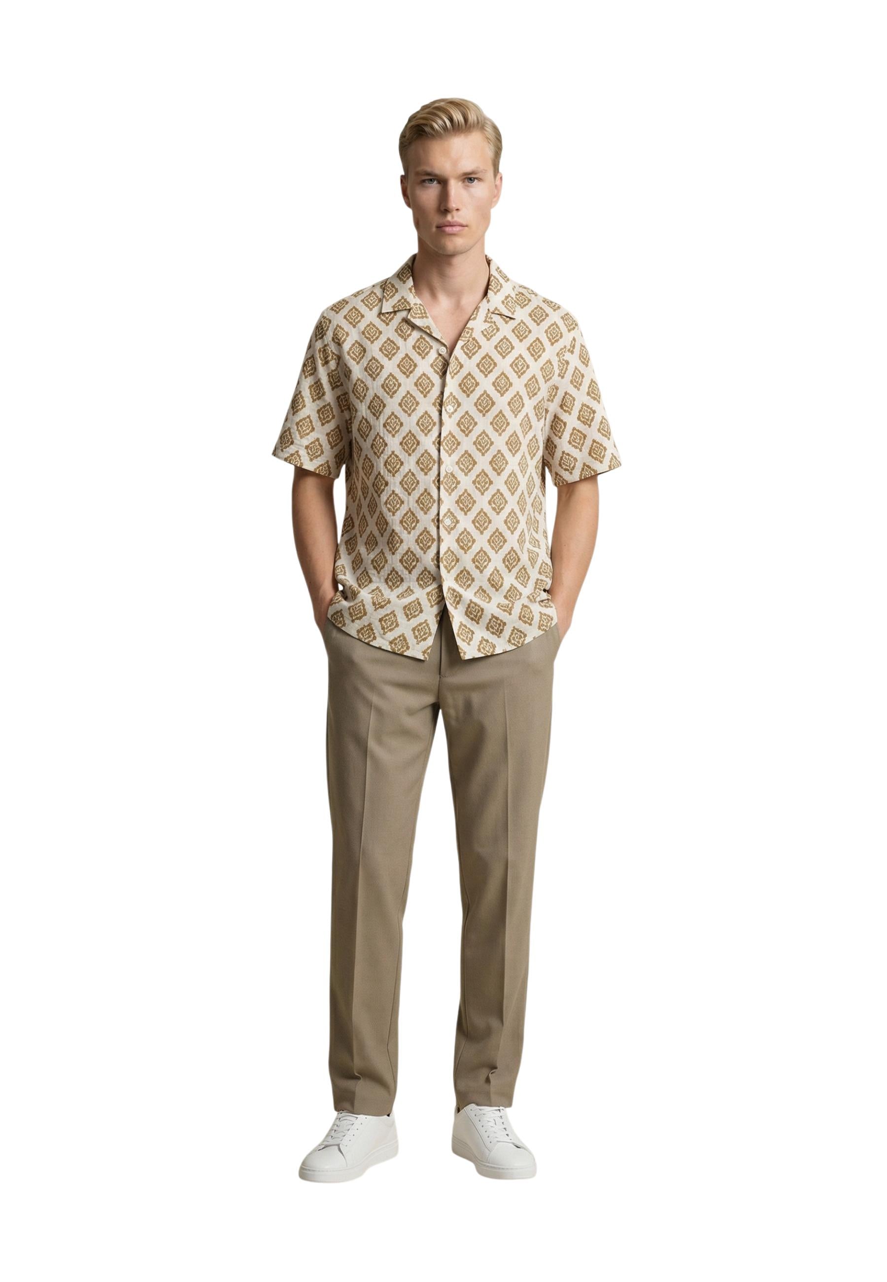 Gianni Lupo Chemise homme Chemises — beige